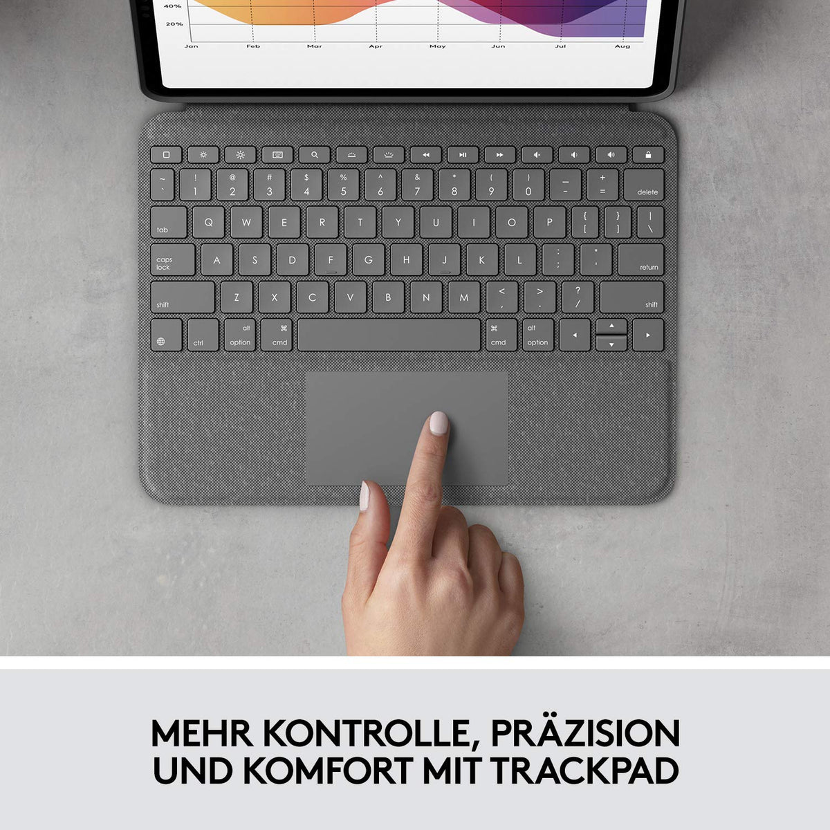 Logitech Folio Touch iPad Keyboard Case - 920-009956