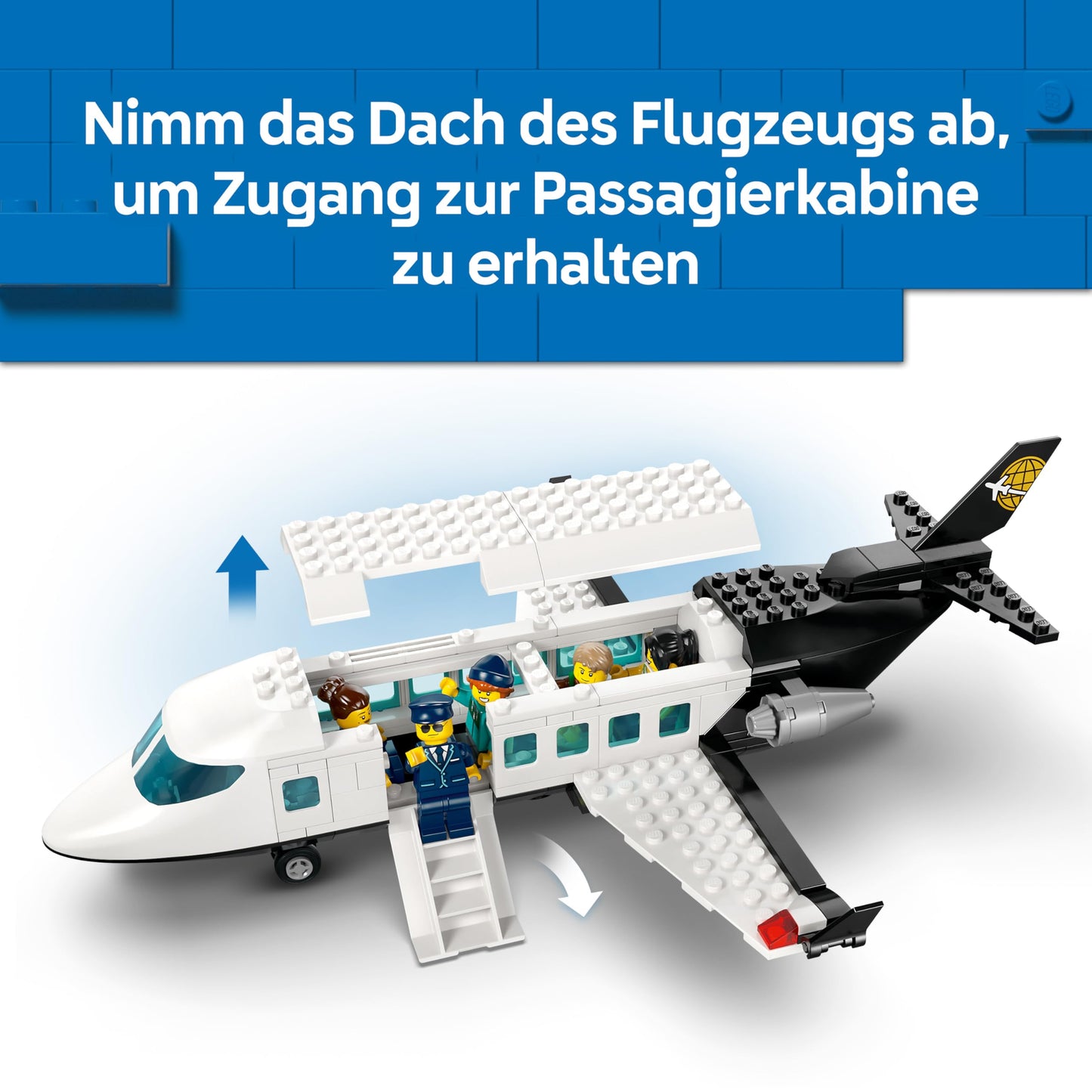 LEGO City Airport with Airplane - Toy Miniature Model Building with Terminal, Airplane, Tow Vehicle, Passenger Bridge, 9 Minifigures & Accessories - Birthday Gift for Boys Ages 8 and Up - 60502