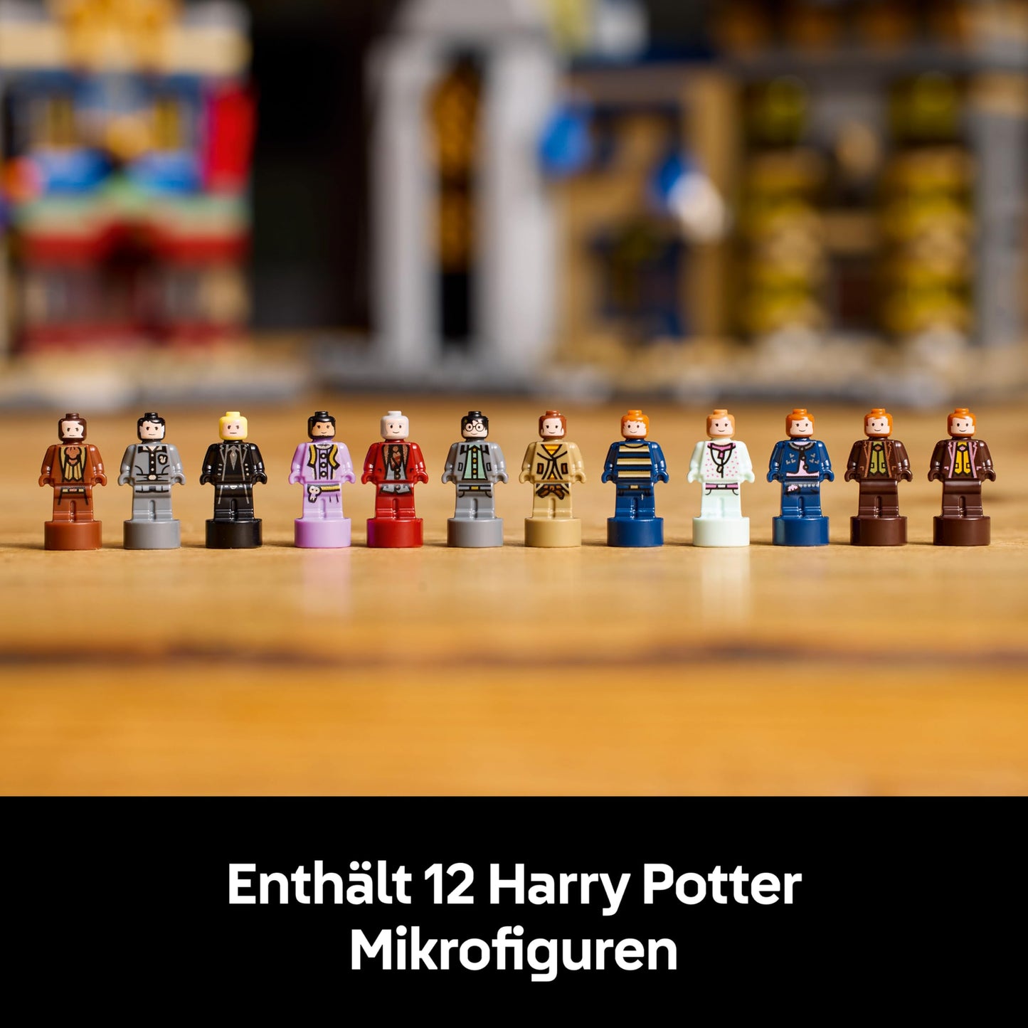 LEGO Harry Potter The Magic Shops of Diagon Alley - Miniature Street to Display - 12 Collectible Microfigures Including Harry Potter, Draco Malfoy, Hermione Granger - Gift for Adults 76444