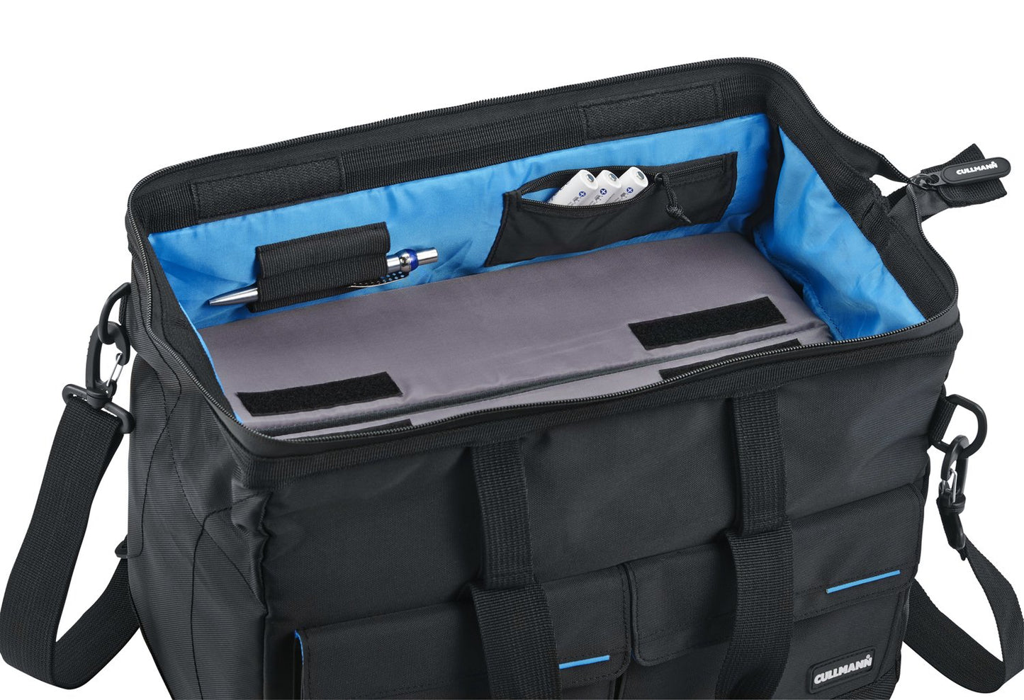 CULLMANN - 98380 - AMSTERDAM Maxima 520 camera bag for medium to large DSLR equipment with large pocket opening, black - internal dimensions 360x170x200m - 1300g light