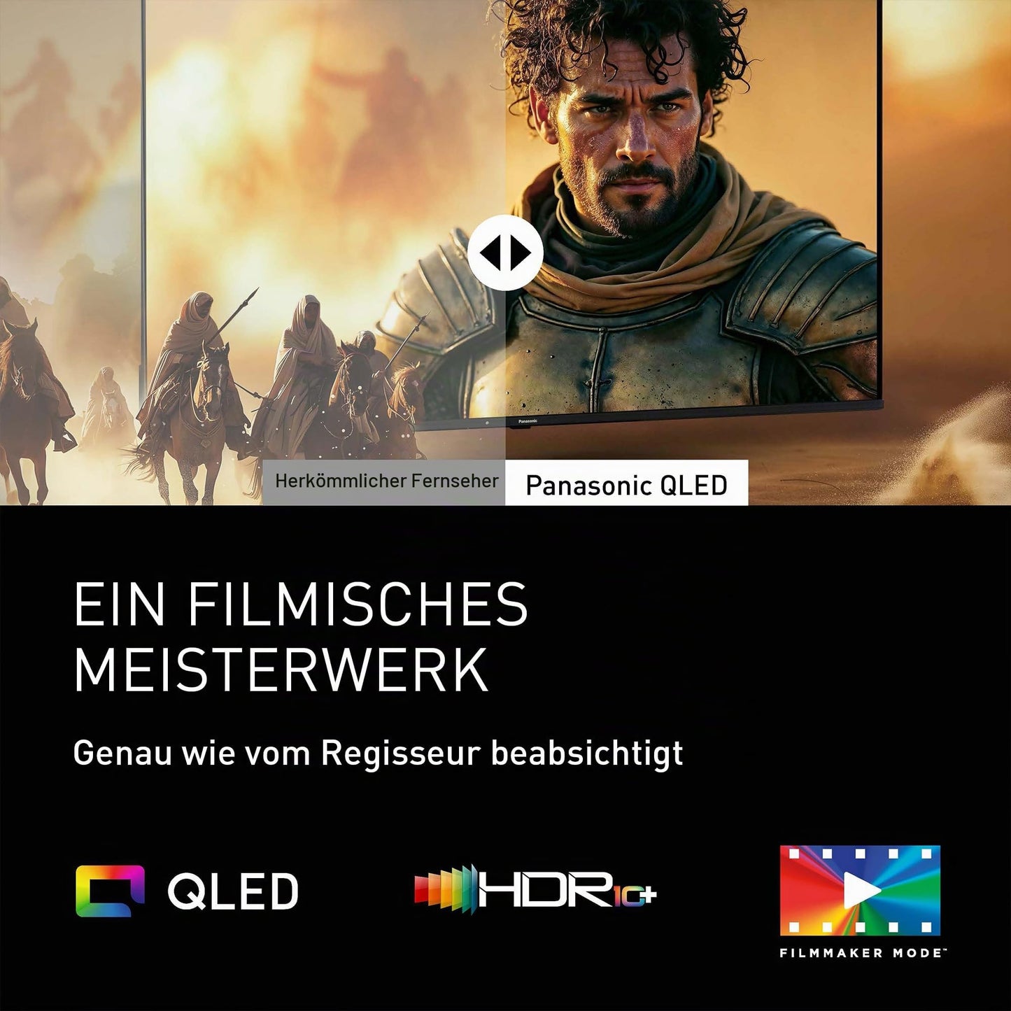 Panasonic Premium TV-55W85BEZC, 55 inch television 4K Ultra HD QLED, Fire TV