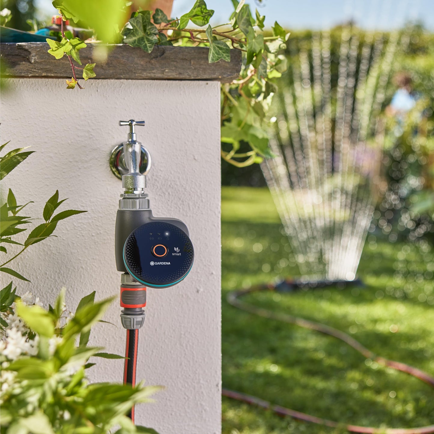Gardena smart Water Control Set irrigation control; smart: data-controlled irrigation*, smart home integration*, clever irrigation, high-quality valve technology (19043-20)