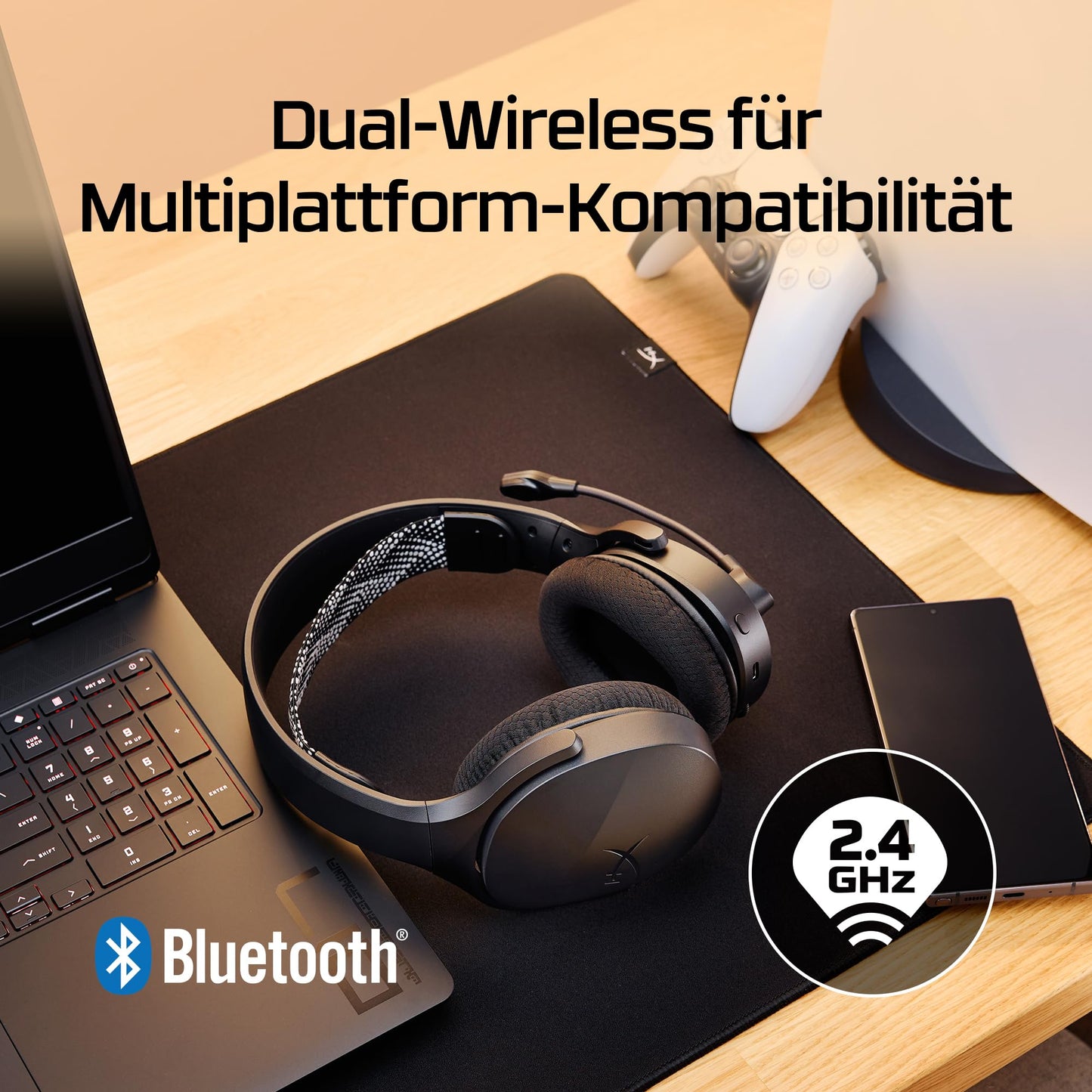 HyperX Cloud Jet – Dual Wireless Gaming Headset - AJ0T1AA