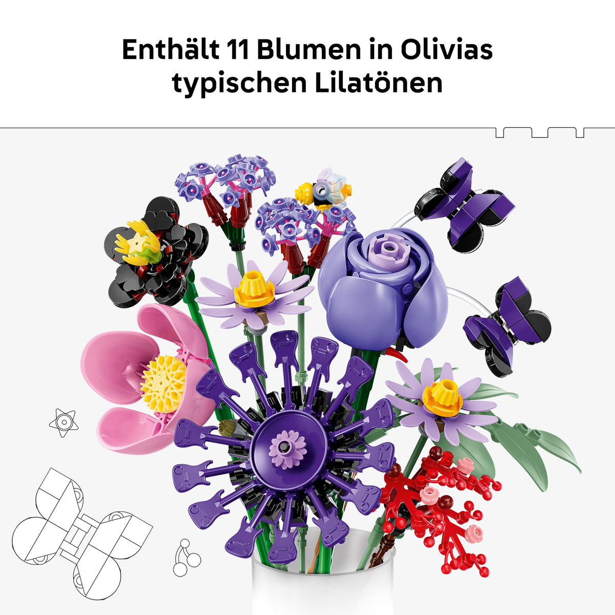 LEGO Botanicals Olivia Rodrigos Buchet de flori 11507