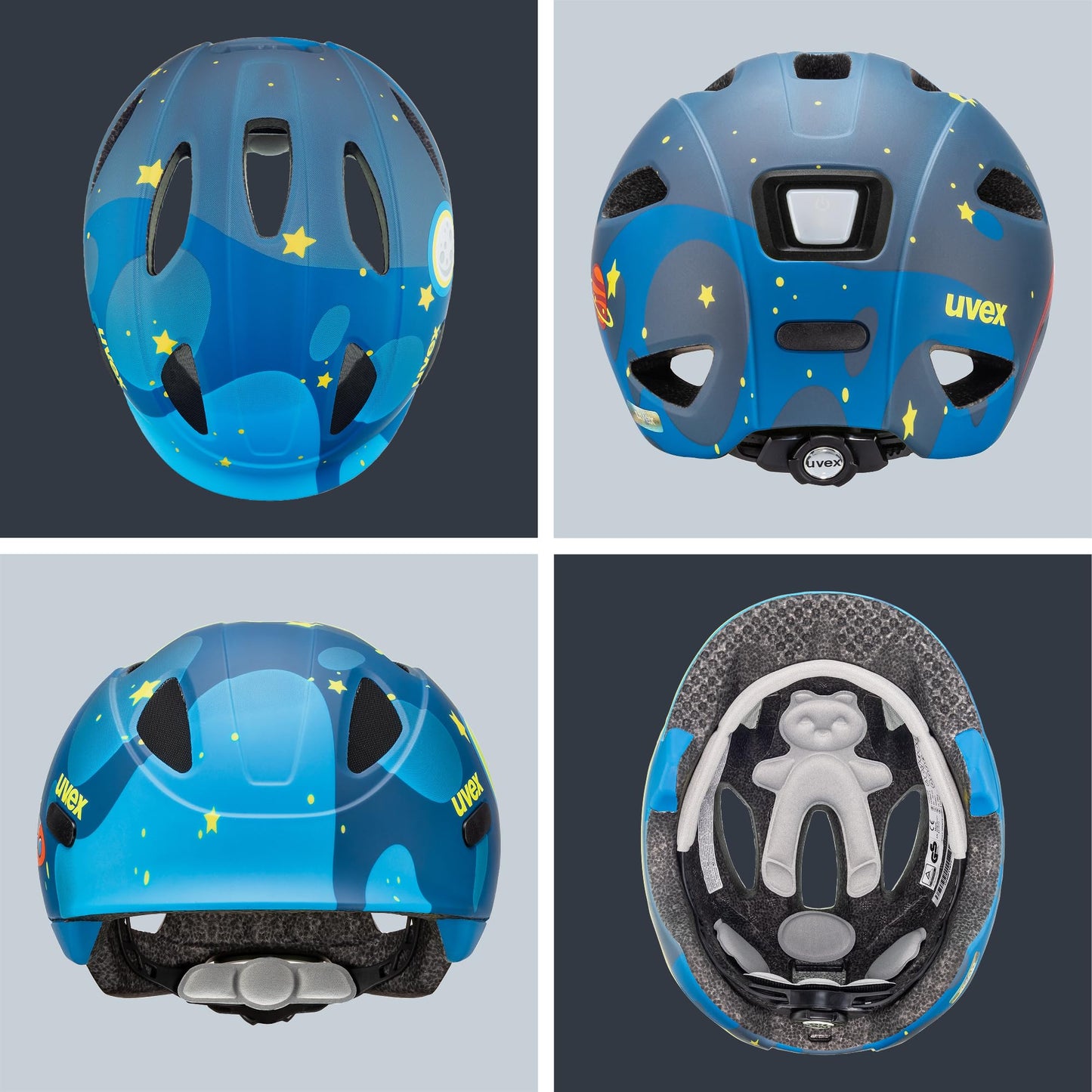 uvex OYO Style children's bicycle helmet, deep space matt, 50-54 cm - S4100470817
