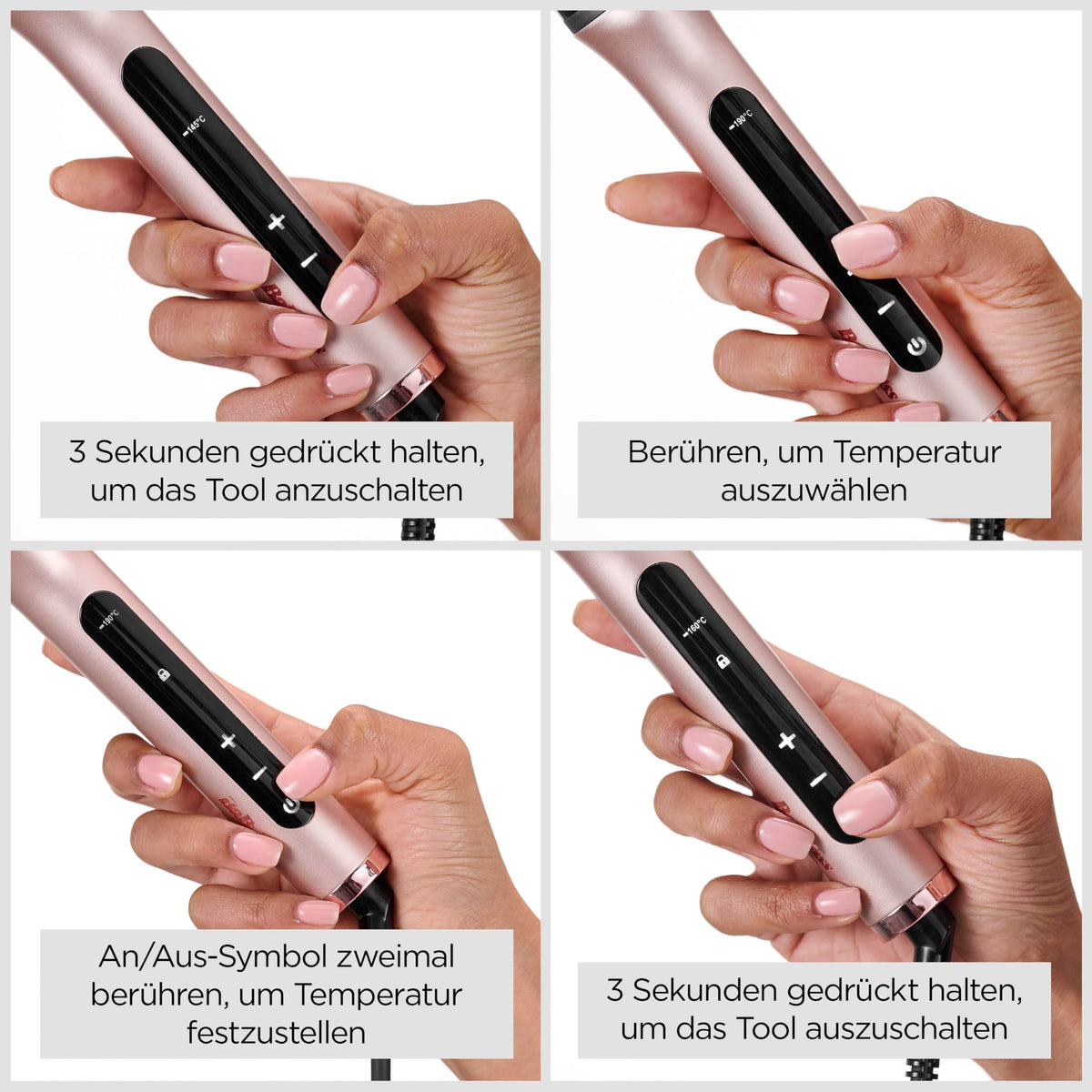 BaByliss Volume Boost Thermal Hot Air Brush – 38mm heating brush with curling function, ion frizz control, 4 temperature settings, multi-voltage capability, Pink/Black, HSB200E