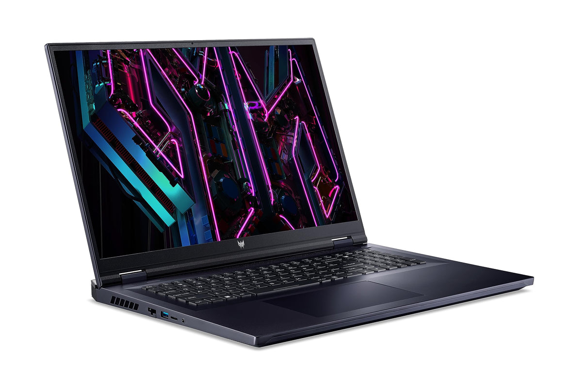 Acer Predator Helios 18 (PH18-71-750Y) Gaming Laptop, 18" WQXGA IPS 165Hz Display, Intel Core i7 13700HX, 32 GB RAM, 1 TB SSD, NVIDIA GeForce RTX 4070, Windows 11, QWERTZ Keyboard, black - NHQKSEG005