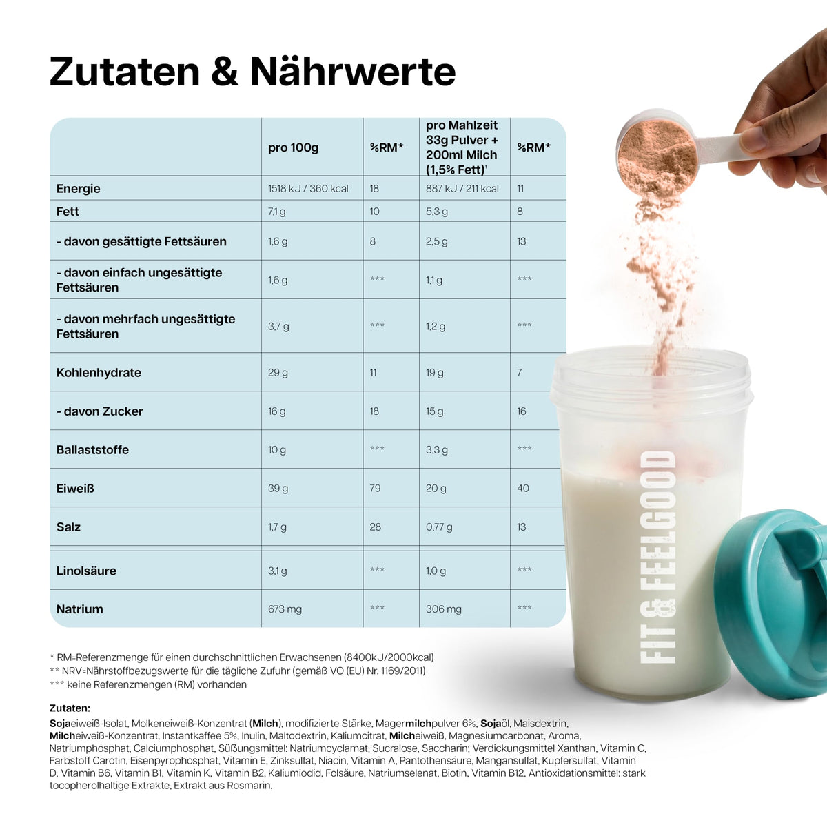 Layenberger Fit&Feelgood Slim Shake Powder Espresso-Macchiato (6x396 g)