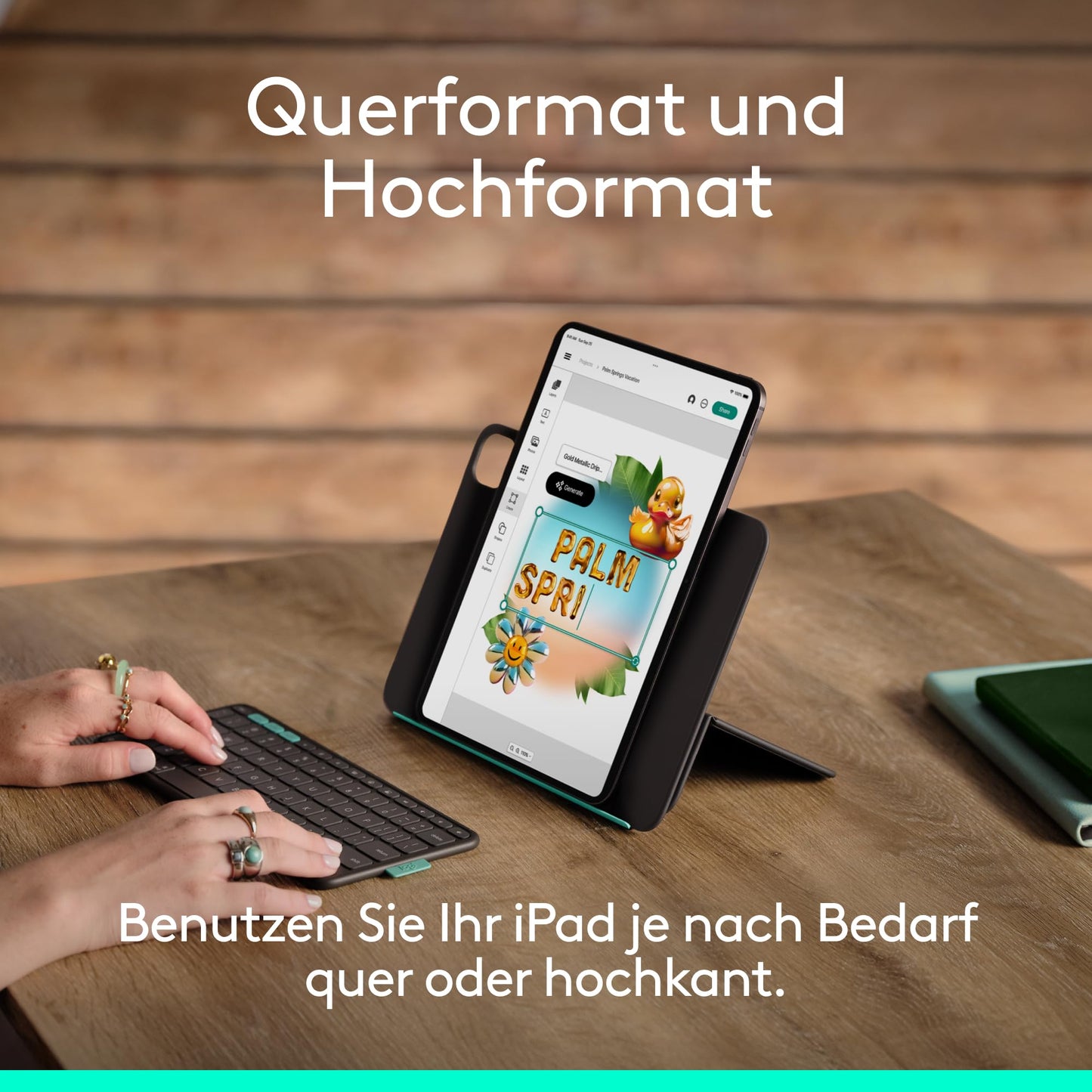 Logitech Flip Folio iPad Pro 11" M4 M5 (920-013397)