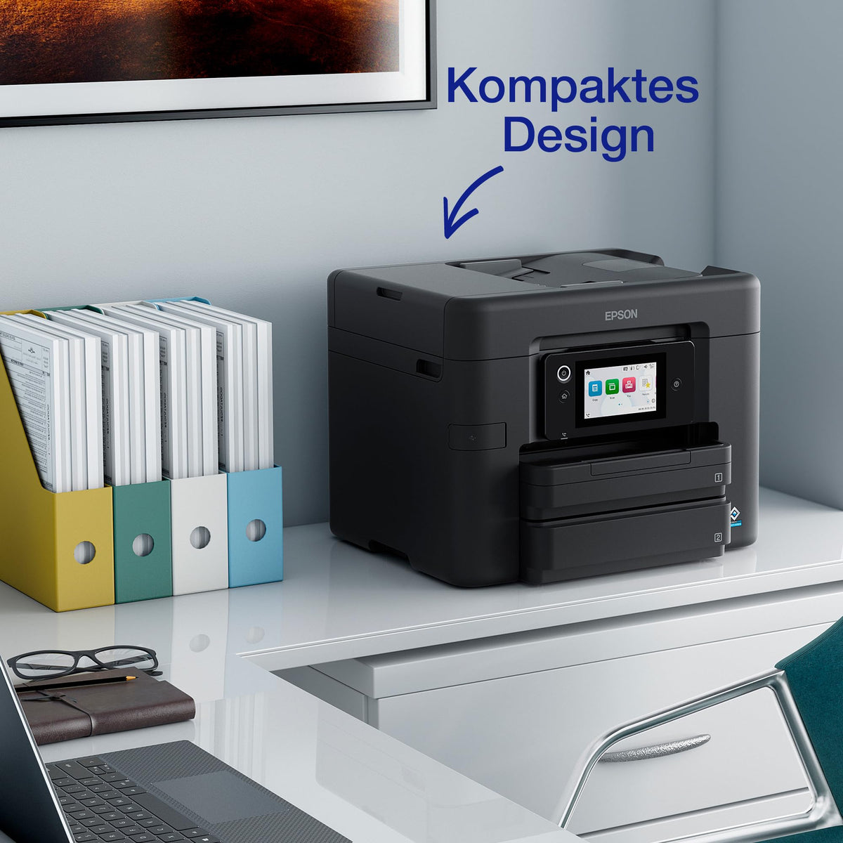 Epson Workforce Pro WF-4930 Inkjet Printer | SOHO Use | WiFi and Ethernet | A4 | Print, Copy, Scan, Fax | 10.9 cm Touchscreen | Automatic 50-Sheet Document Feeder