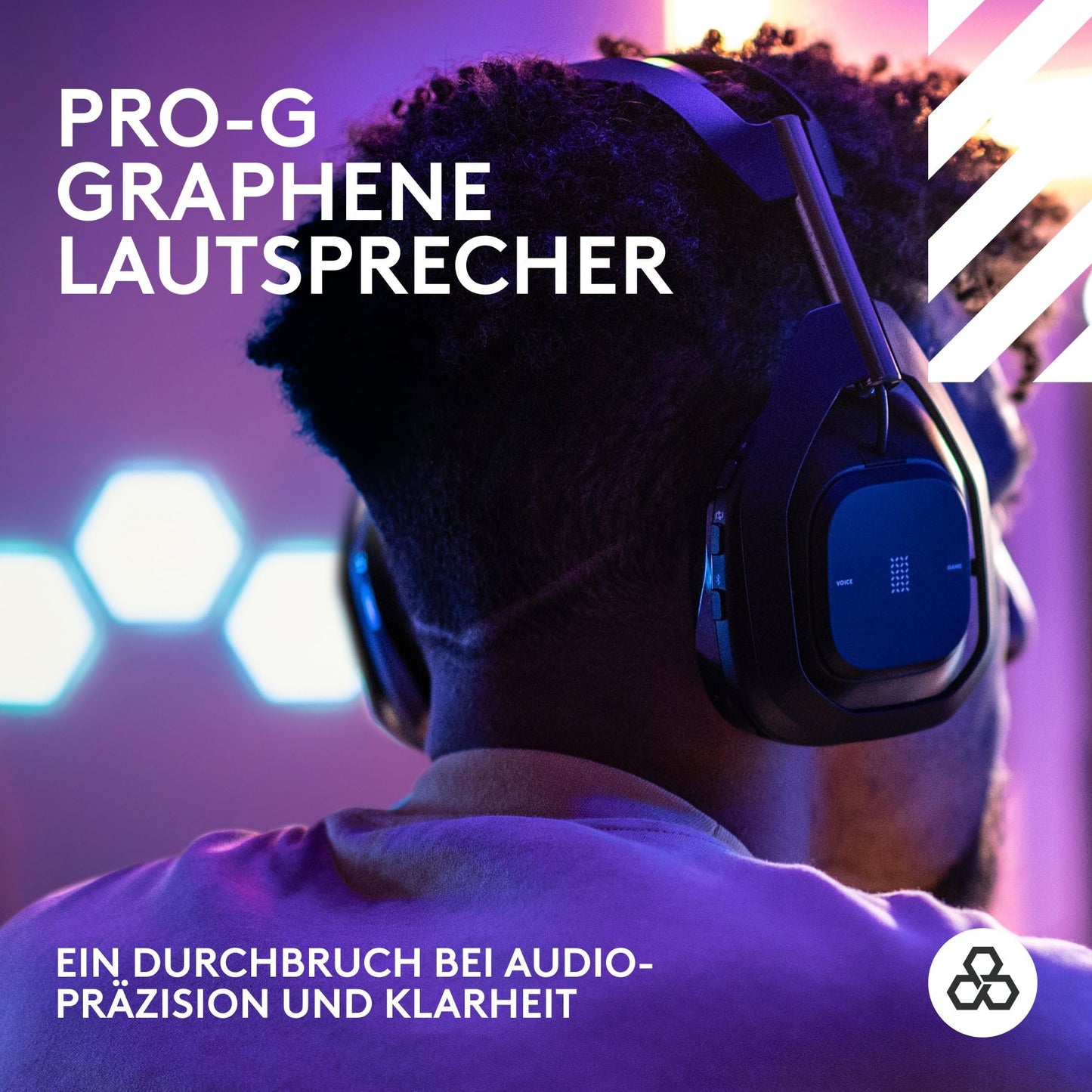 Logitech G Astro A50 X LIGHTSPEED, Wireless Gaming Headset + Base Station - PRO-G GRAPHENE, PLAYSYNC for Xbox Series - 939-002128