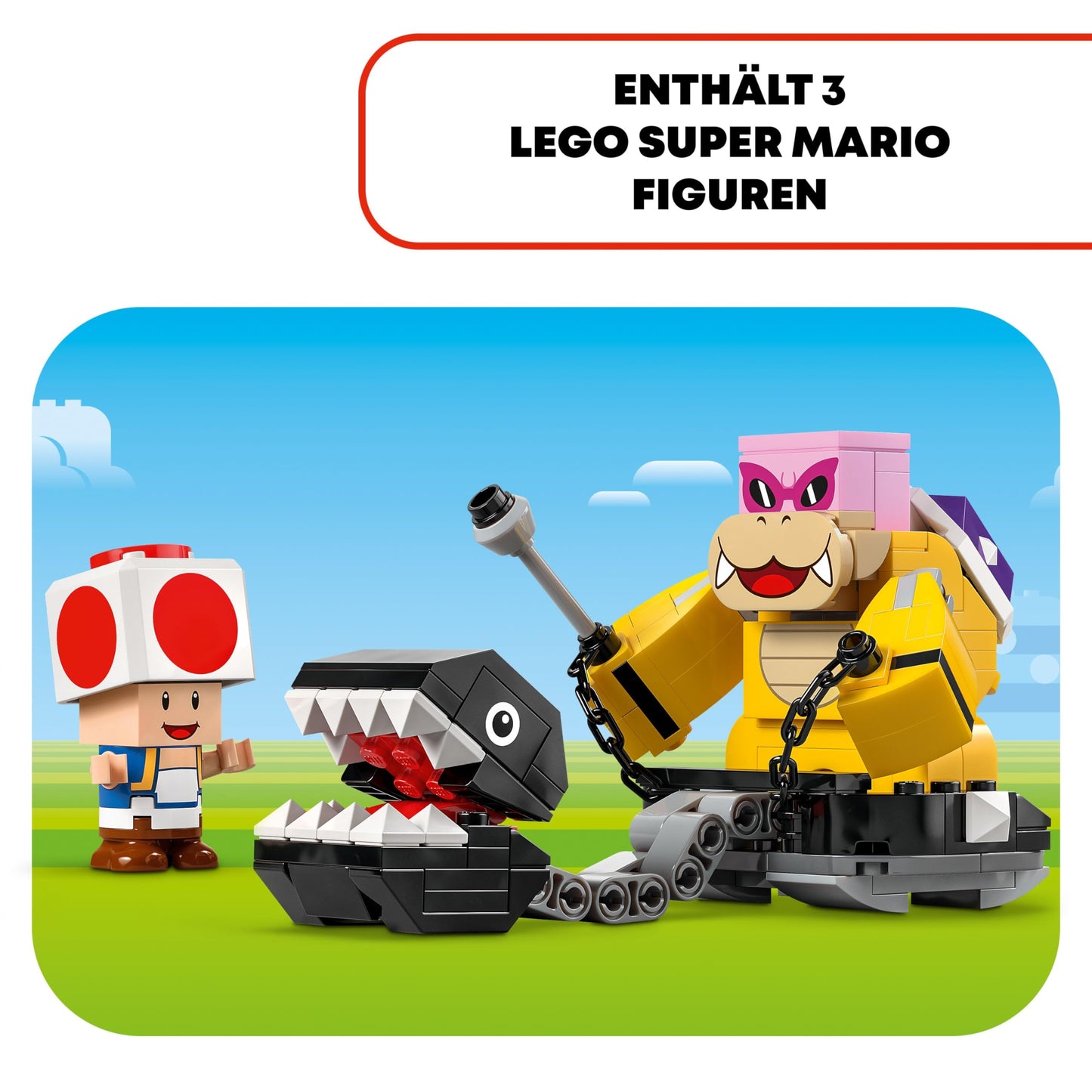 LEGO Super Mario Showdown with Roy at the Mushroom Palace, adventure playset with Nintendo characters, gift for girls, boys and gamers aged 7 and over 71435