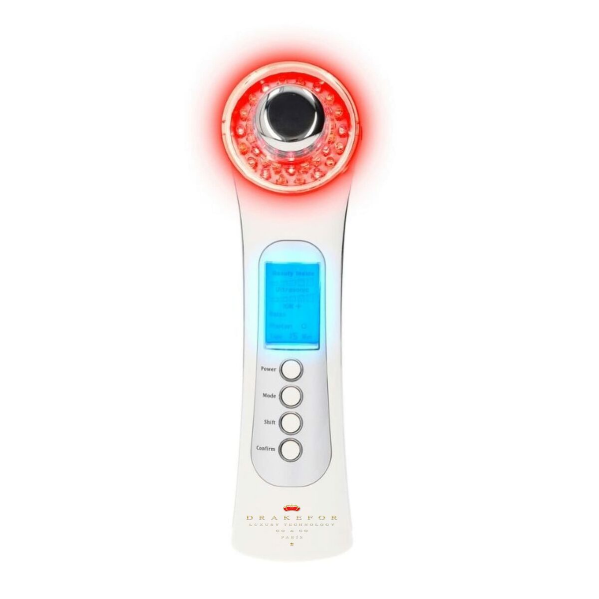 Drakefor 480 white high-frequency facial massager