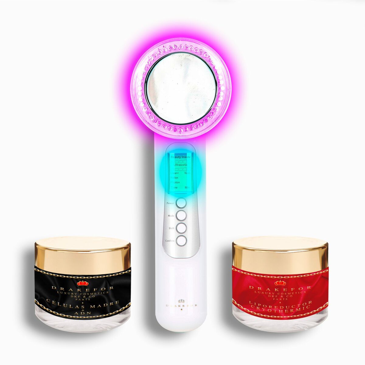 Drakefor 580 Plus white high-frequency facial massager