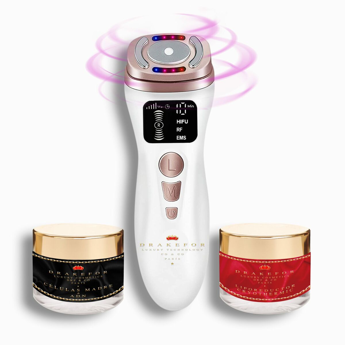 Drakefor Mini Hifu RF Light Therapy Home