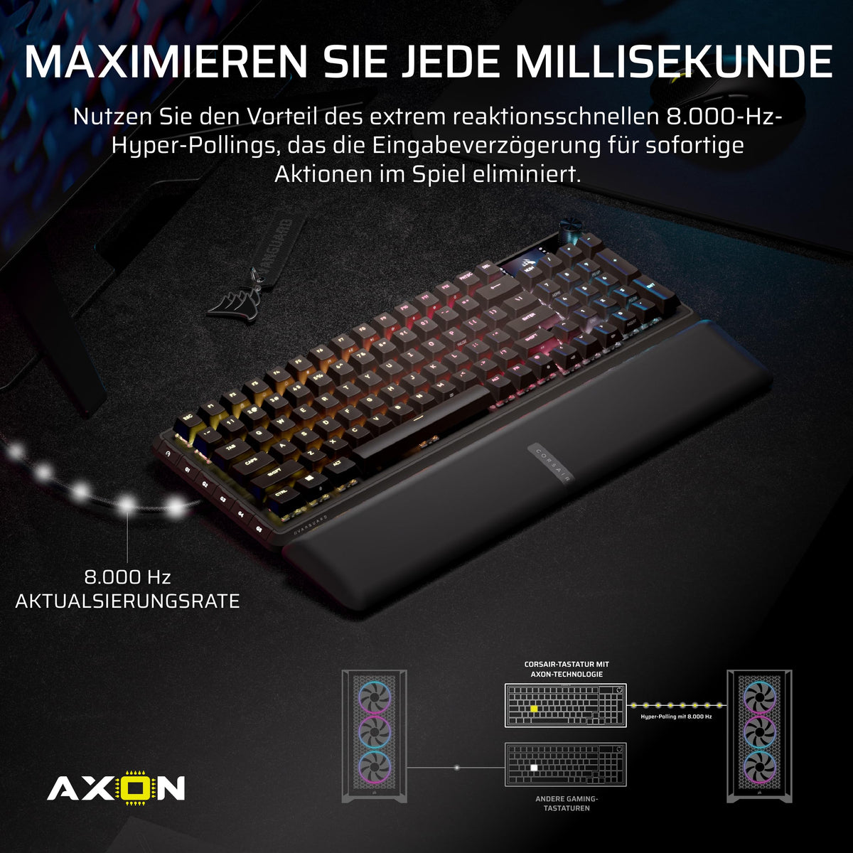 Corsair Vanguard PRO 96 Wired Gaming Keyboard - Black - CH-91E911G-DE