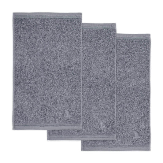 möve Superwuschel Gästetuch 30 x 50 cm aus 100% Baumwolle, stone 3er Set - 017259054-3*030050-850