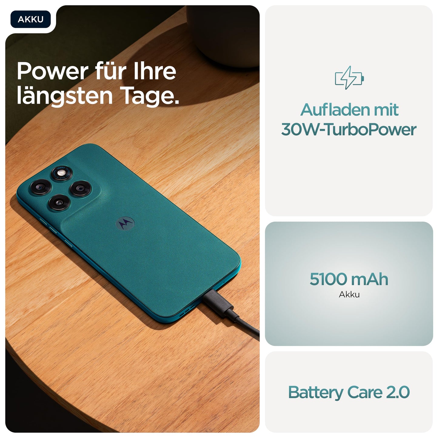 Motorola Moto g77 5G Smartphone 108 MP Camera 8-256GB Shaded Spruce - PBAWOO37ES
