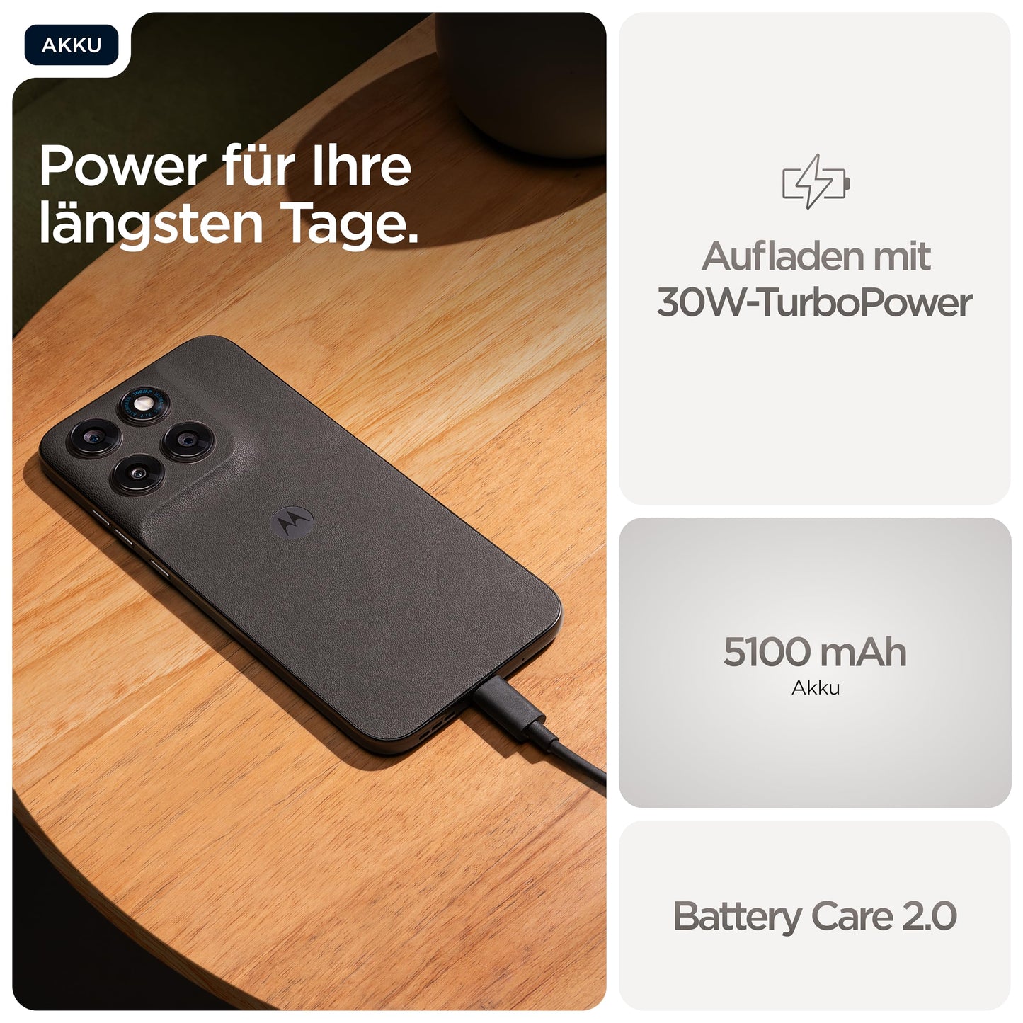 Motorola Moto g77 5G Smartphone 108MP Camera 8-256GB Black Olive - PBAWOO36ES