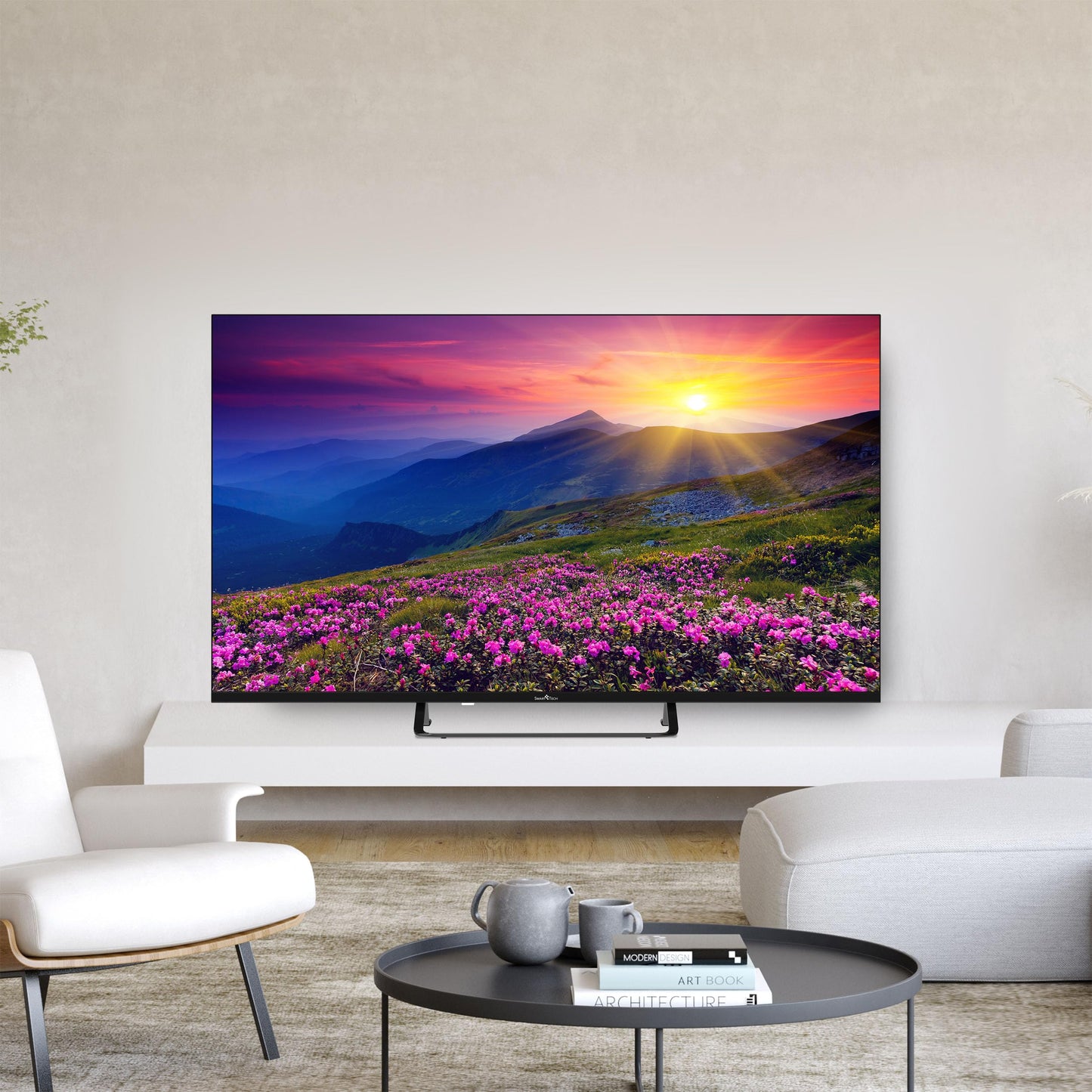 Smart Tech 43FV02V TV 43 inch Smart TV VIDAA - TV with Full HD resolution and triple tuner, LED TV (2026)