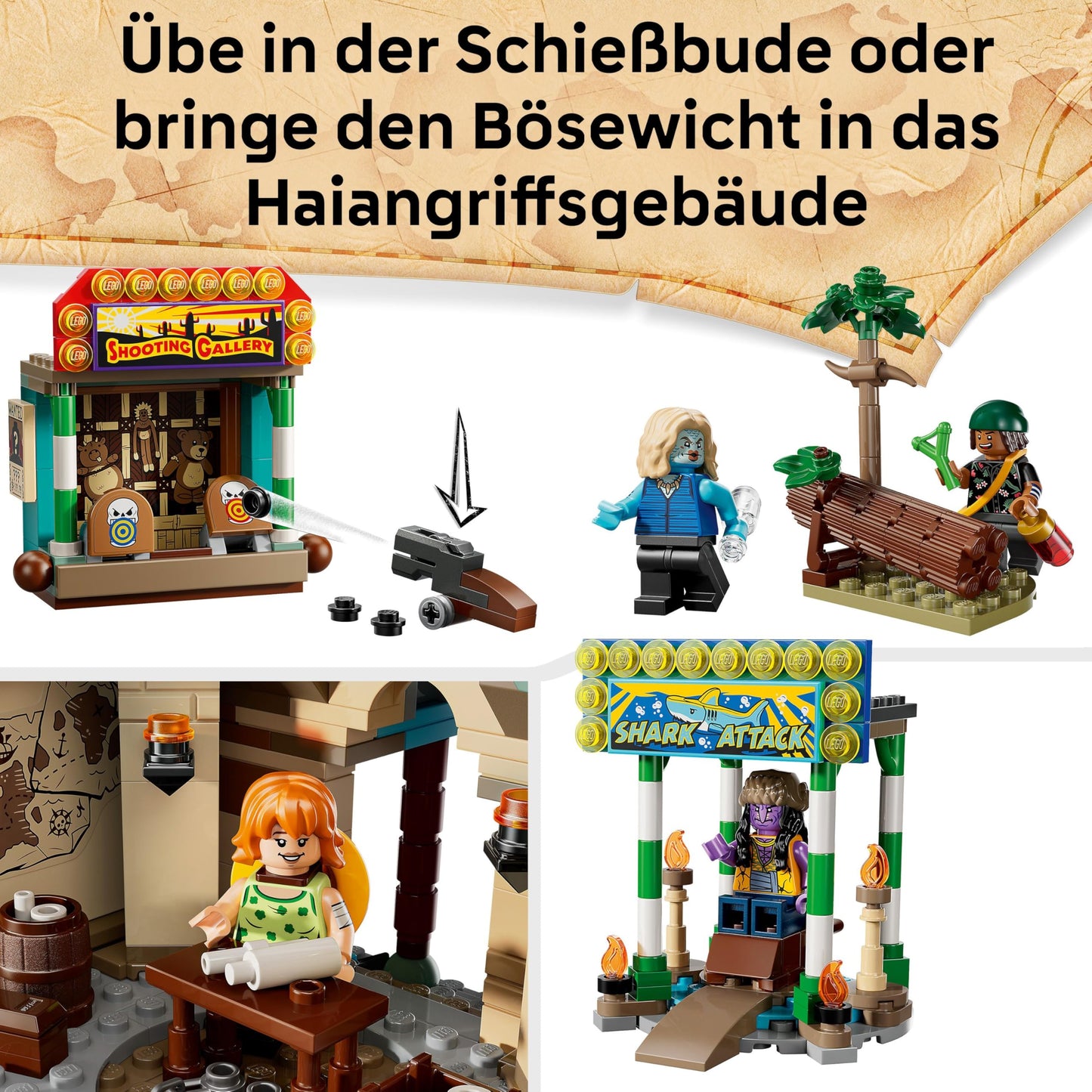 LEGO ONE PIECE - Showdown in Arlong Park - Interactive toy with 5 minifigures - Luffy & Nami and a collapsing pagoda - Anime gift for boys, girls and fans aged 9 and up - 75638