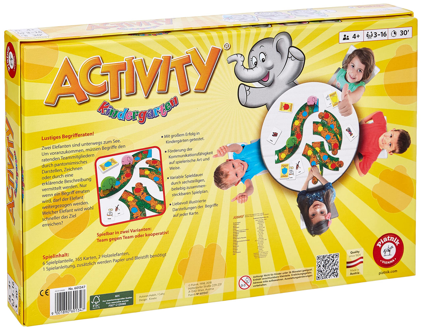 Piatnik 6013 - Activity Kindergarten, 35 cm x 22.5 cm x 4 cm