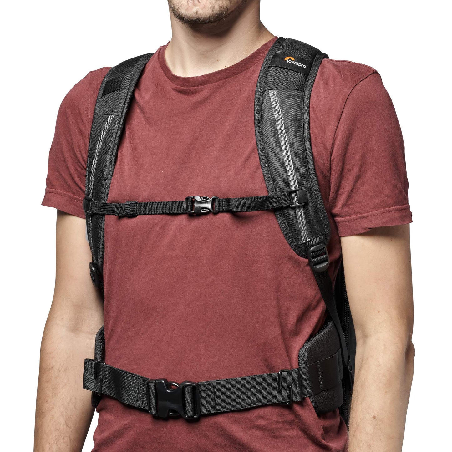 Lowepro Flipside BP 400 AW III camera backpack for mirrorless/DSLR cameras - rear and side access - adjustable compartment dividers - for mirrorless cameras such as Sony α7 - LP37352-PWW, Black