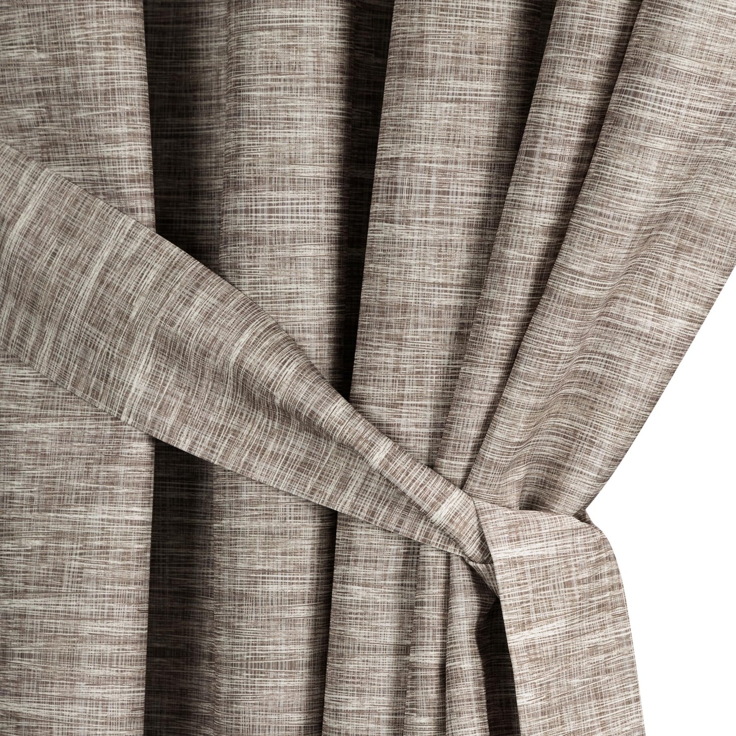 Eurofirany Garden Outdoor curtain with Velcro loops, 1 piece, opaque and weatherproof, UV protection, for balcony, terrace, pergola, gazebo, H240 x W155 cm, mottled brown - ZAS/GARDEN