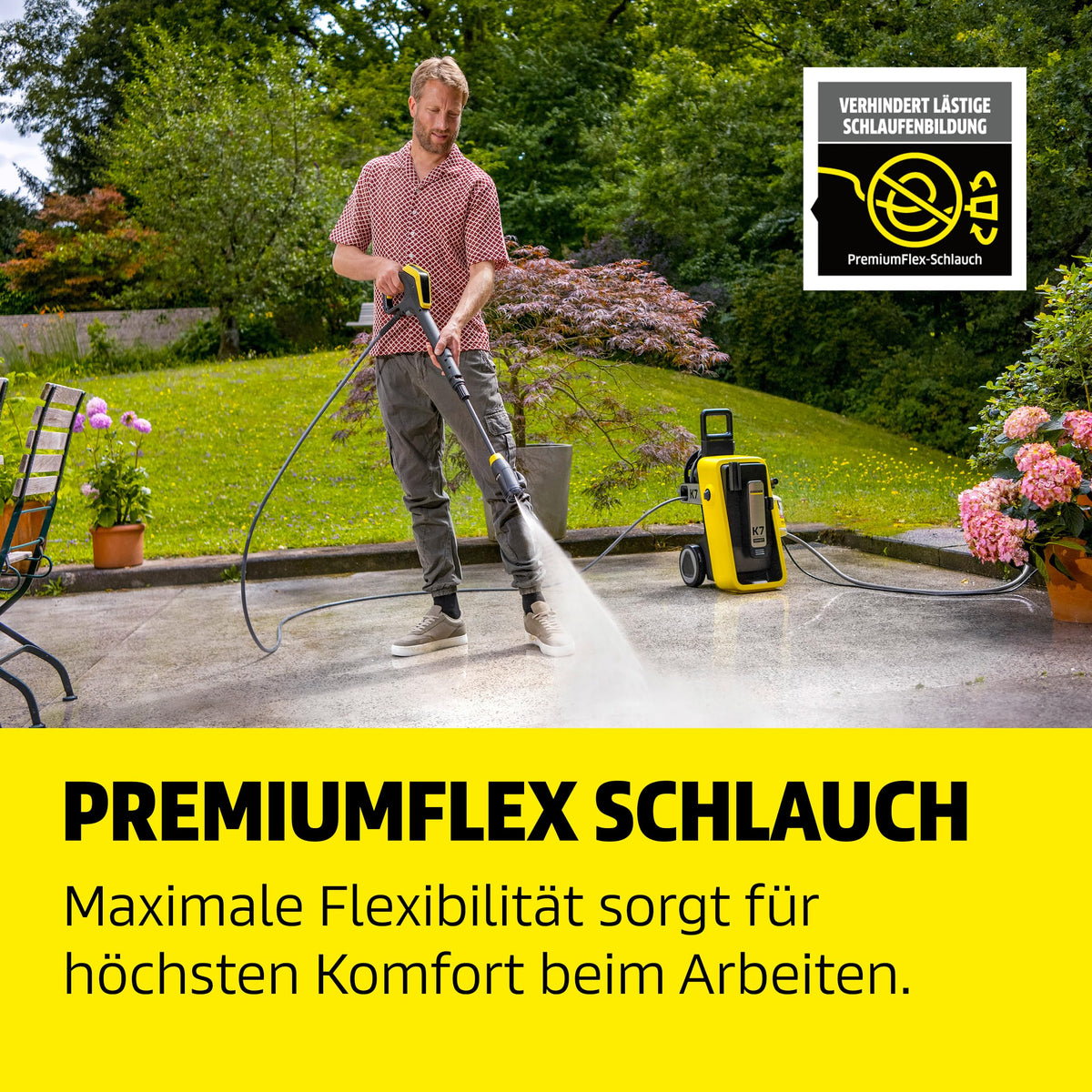 Kärcher High Pressure Cleaner K 7 Comfort Premium Connect, max. 180 bar, 600 l/h, hose reel, app control, electric - 1.317-543.0