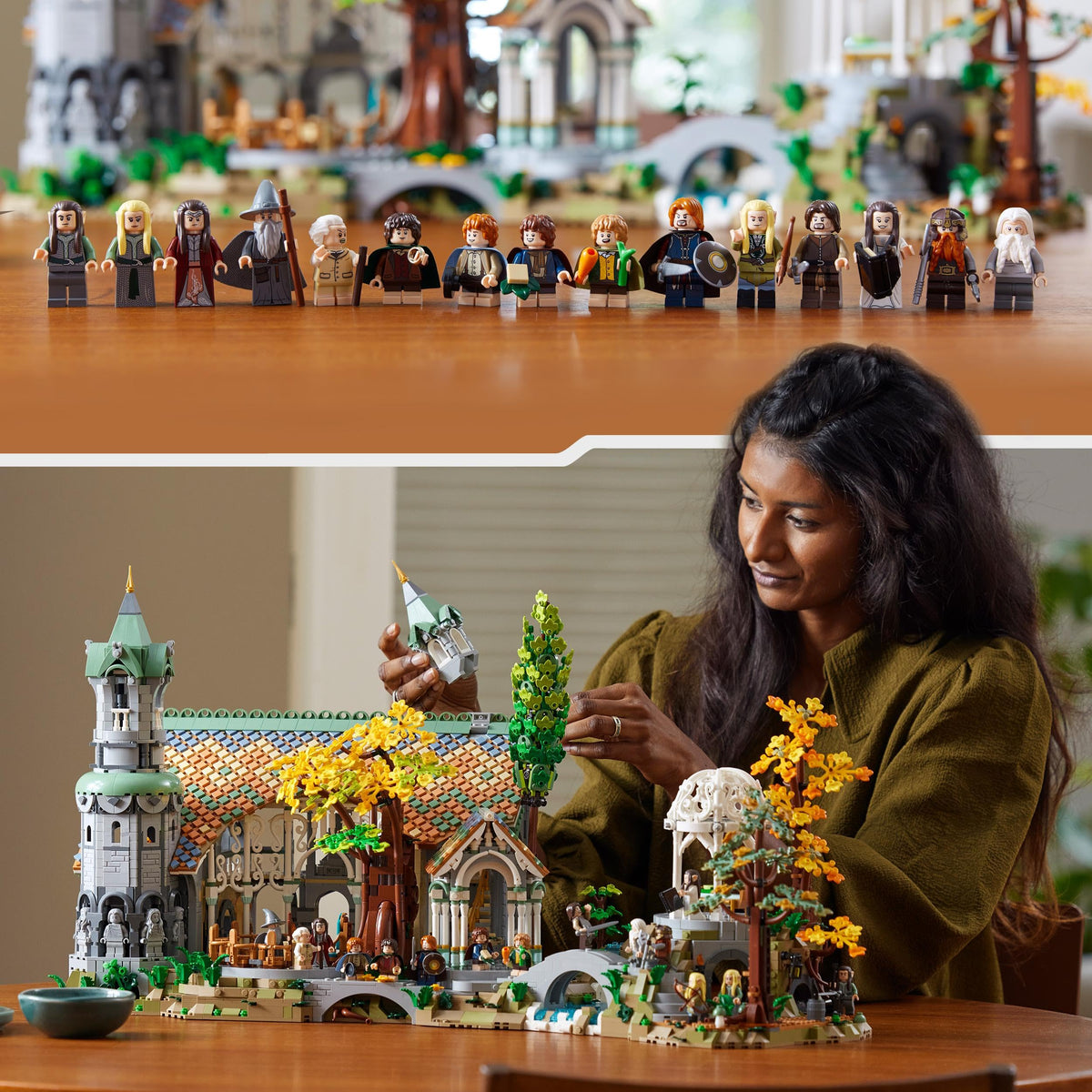 LEGO Icons Stăpânul Inelelor: Bruchtal 10316