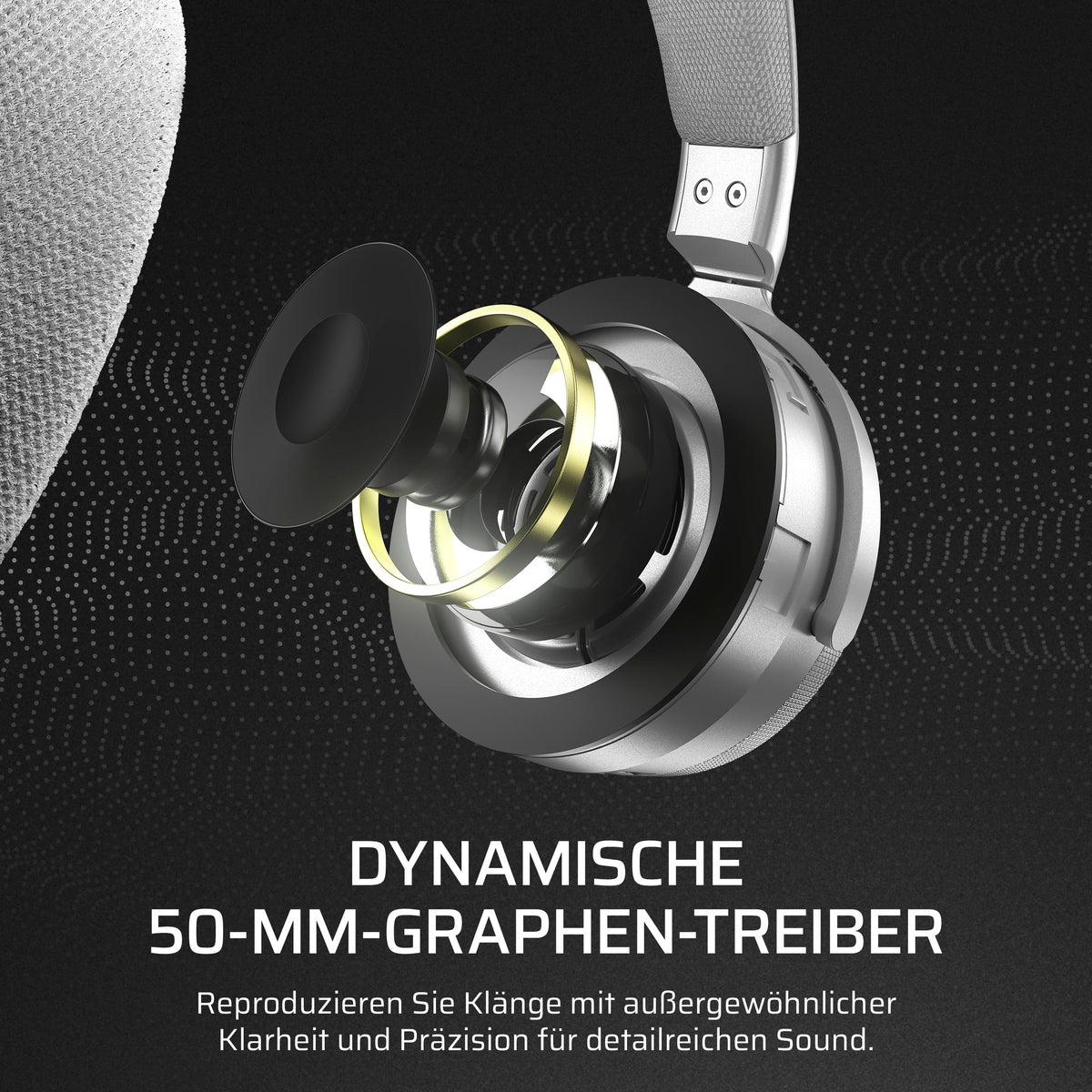 Corsair Virtuoso MAX Wireless Gaming-Headset cu Bluetooth – Argintiu - CA-9011373-WW