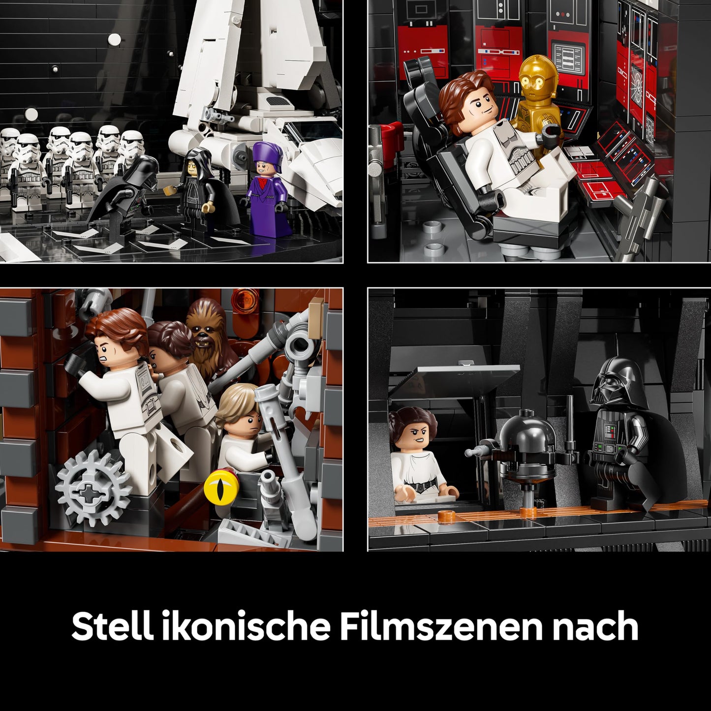 LEGO Star Wars Death Star - Building Set for Adults - Interactive UCS Display Model with 36 Minifigures including Luke Skywalker, Han Solo & Darth Vader - Gift for Men, Women and Fans - 75419