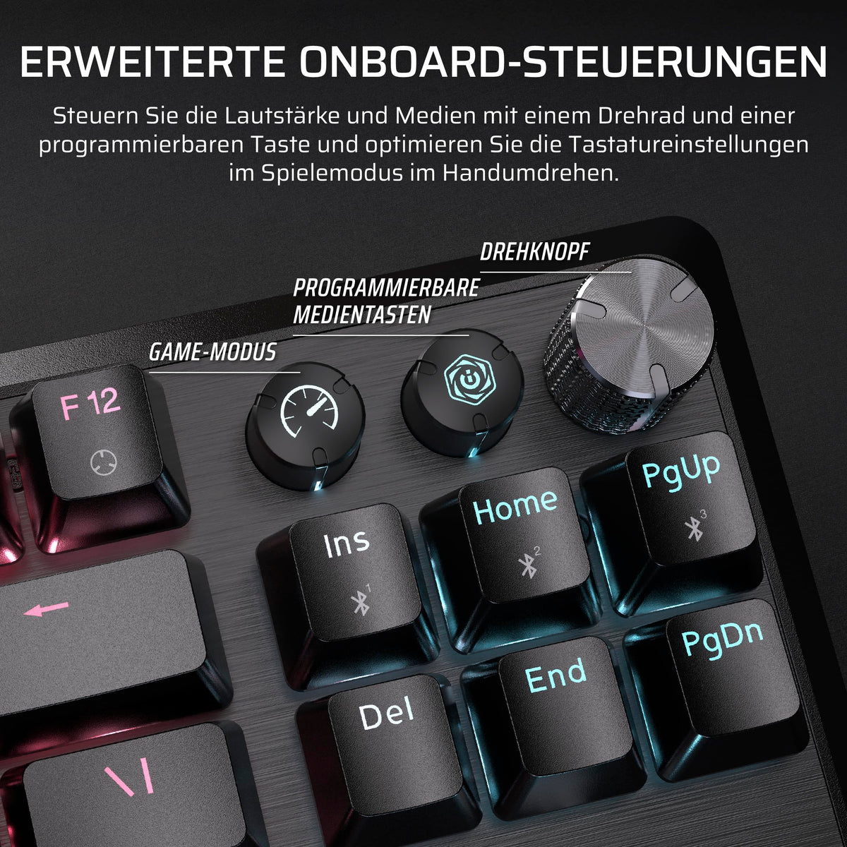 Corsair K70 CORE TKL Wireless RGB Tenkeyless Gaming Keyboard - Black - CH-914901E-DE