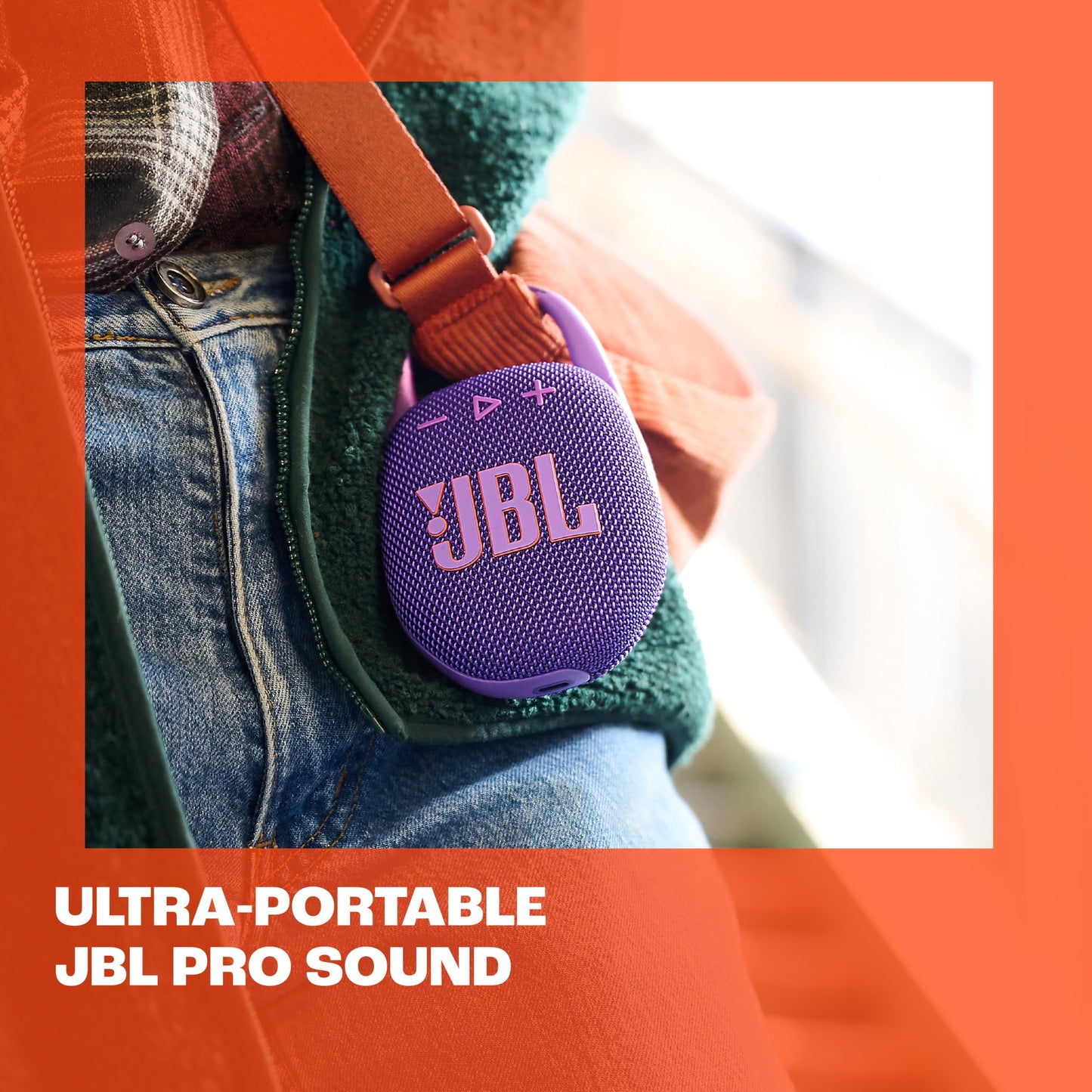 JBL Clip 5, Portable Bluetooth Speaker Box, Blue - JBLCLIP5BLU