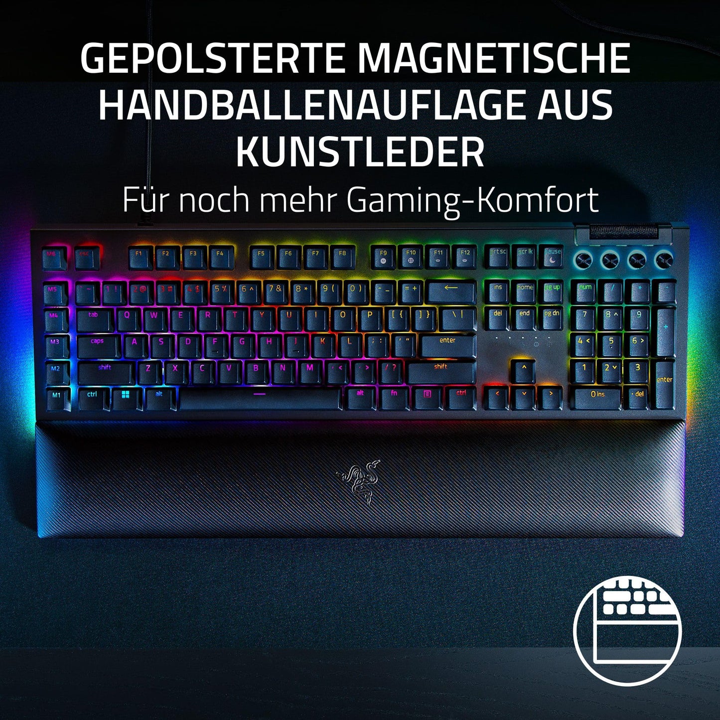 Razer BlackWidow V4 Yellow Switch (RZ03-04692100-R3G1)