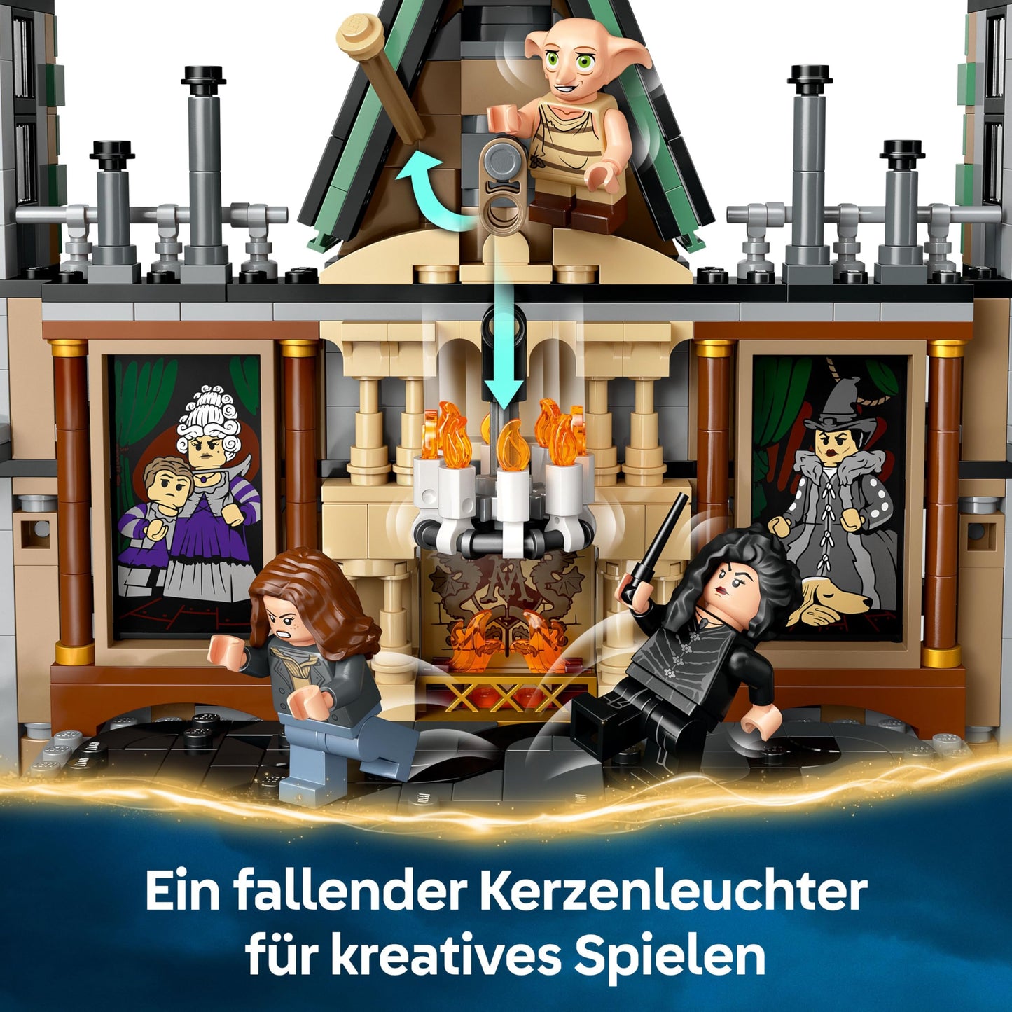 LEGO Harry Potter country estate of the Malfoy family, fantasy toy to collect and display, gift for boys, girls and fans of the magical world, gift idea with 9 minifigures 76453