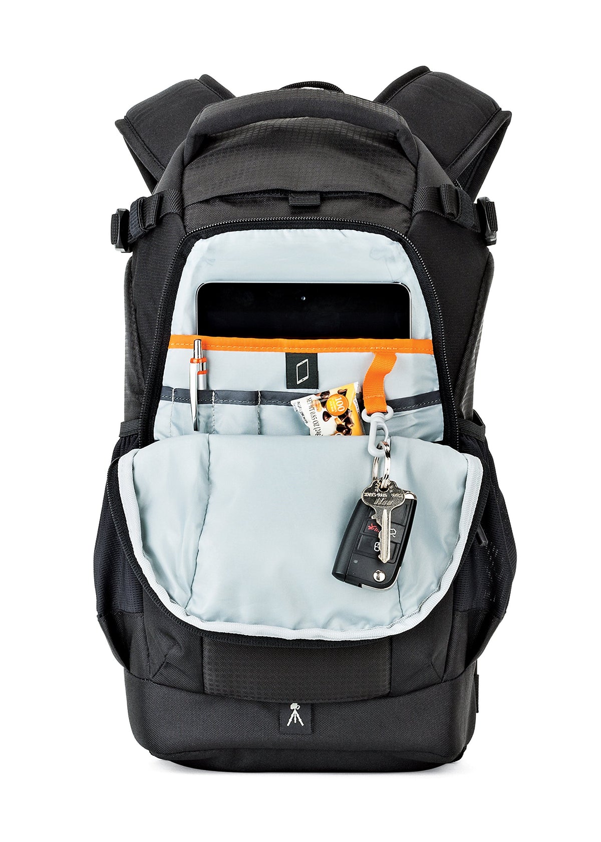 Lowepro Flipside 200 AW II rucsac pentru cameră, potrivit pentru camere mirrorless, drone compacte, DSLR cu obiectiv, obiective suplimentare, negru, LP37125-PWW