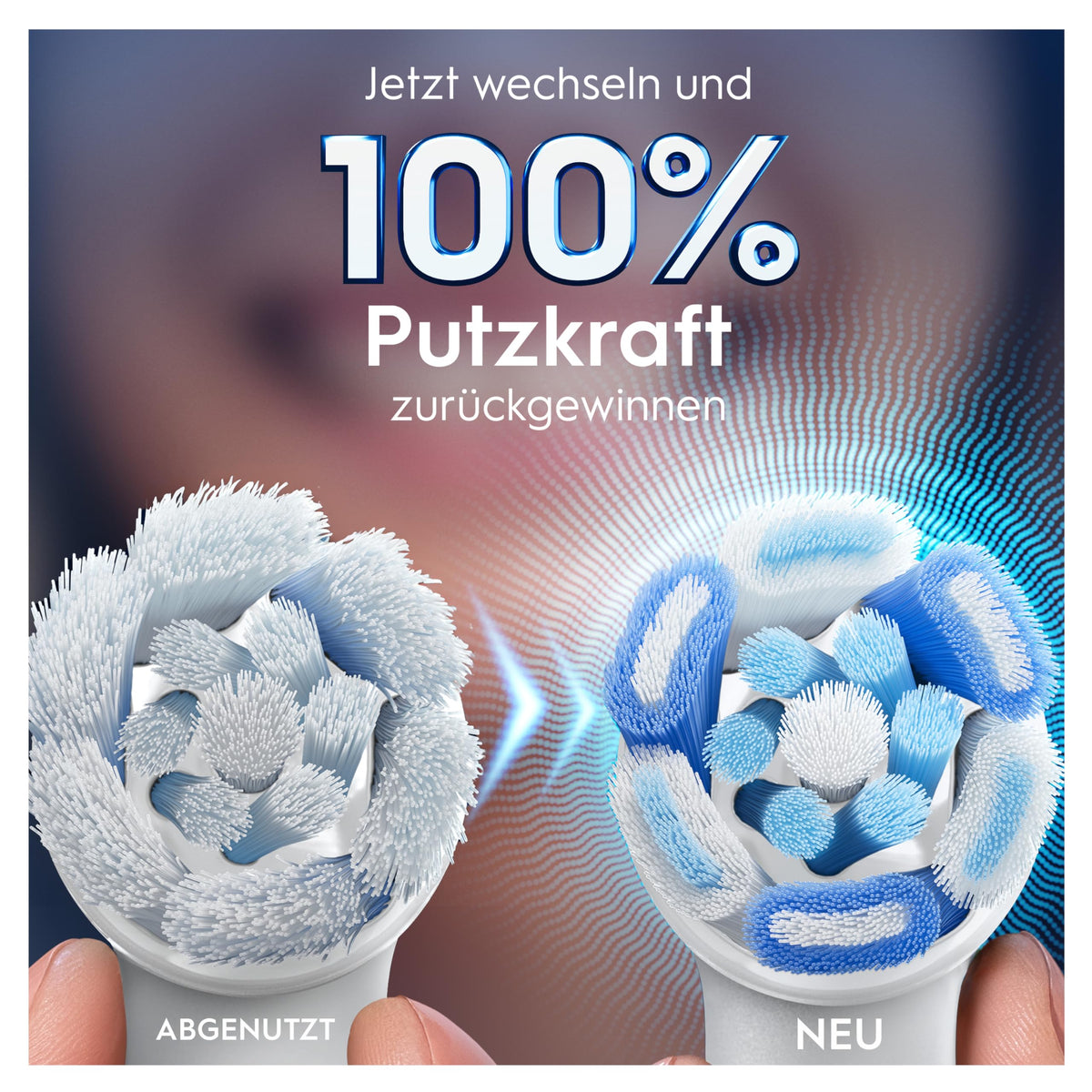 Oral-B iO Perii de schimb curățare supremă, alb, 6 bucăți - 8700216194594