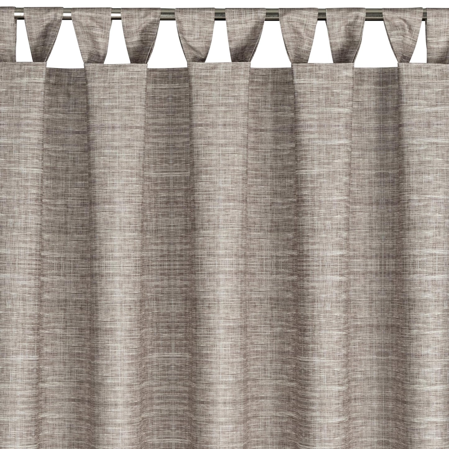 Eurofirany Garden Outdoor curtain with Velcro loops, 1 piece, opaque and weatherproof, UV protection, for balcony, terrace, pergola, gazebo, H240 x W155 cm, mottled brown - ZAS/GARDEN