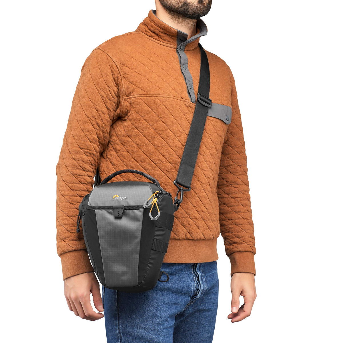Lowepro Photo Active TLZ 50AW Toploader pentru camere DSLR și mirrorless - curea de umăr detașabilă - buzunare de depozitare - pentru camere mirrorless precum Sony Alpha 9 - LP37346-PWW
