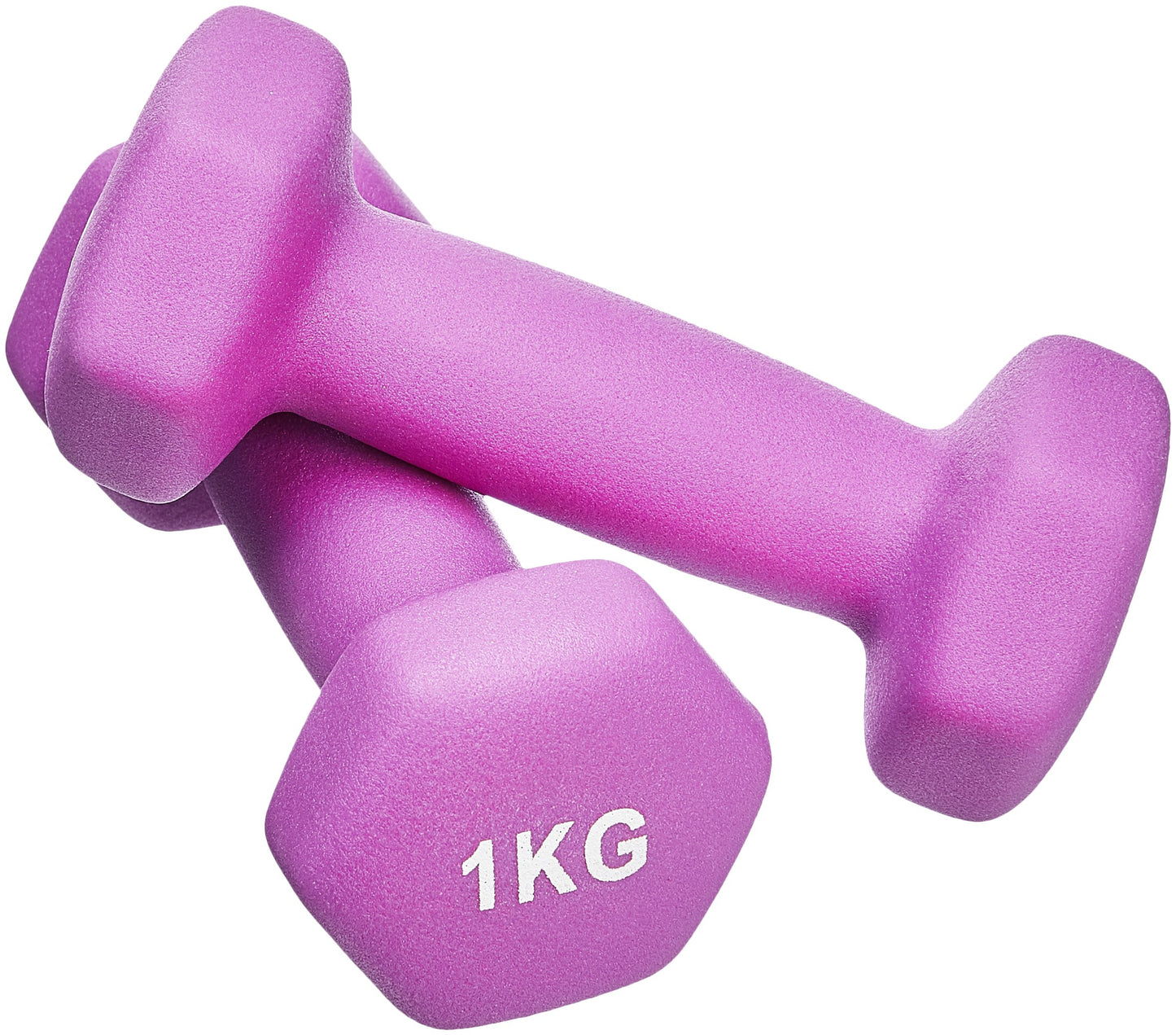 Amazon Basics Neoprene Dumbbell Pair, 2kg, Pink - GND001