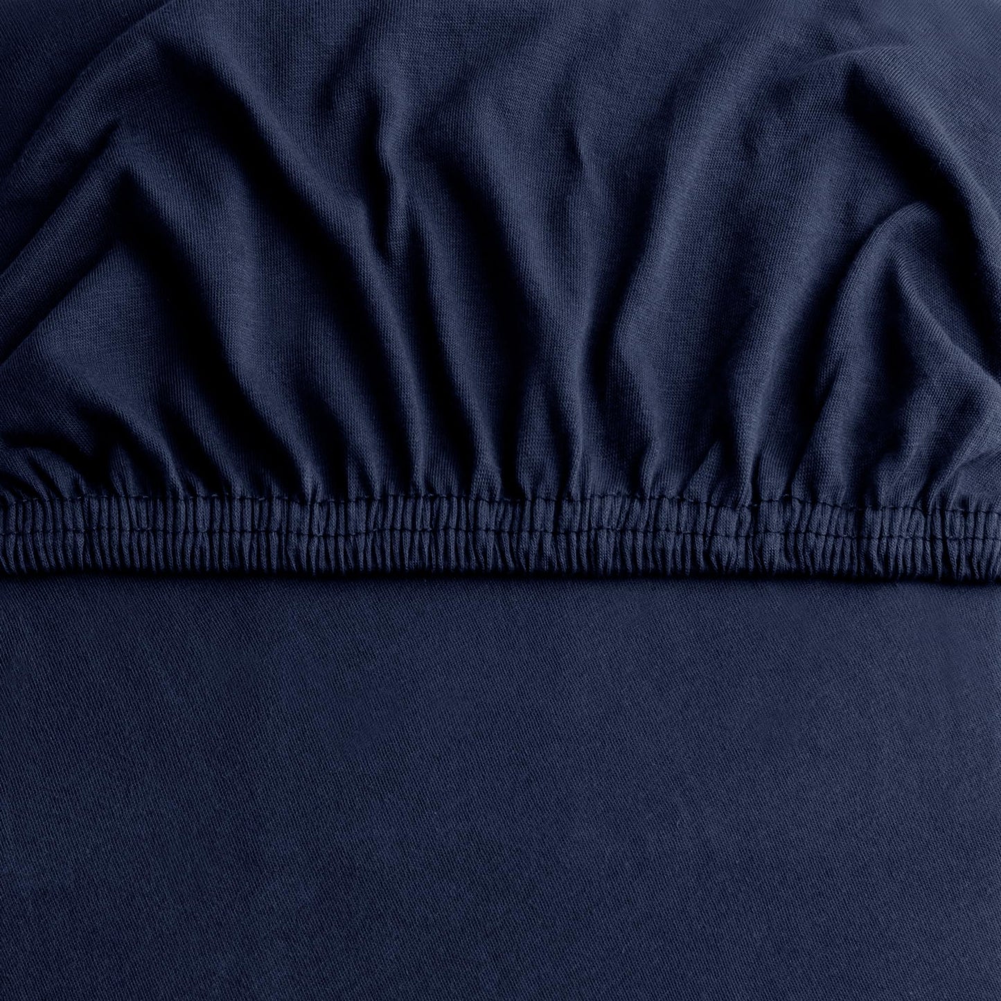 DecoKing fitted sheets 200x220 220x240 cm 100% combed cotton dark blue fitted sheets jersey box spring bed Amber 200 x 220 220 x 240