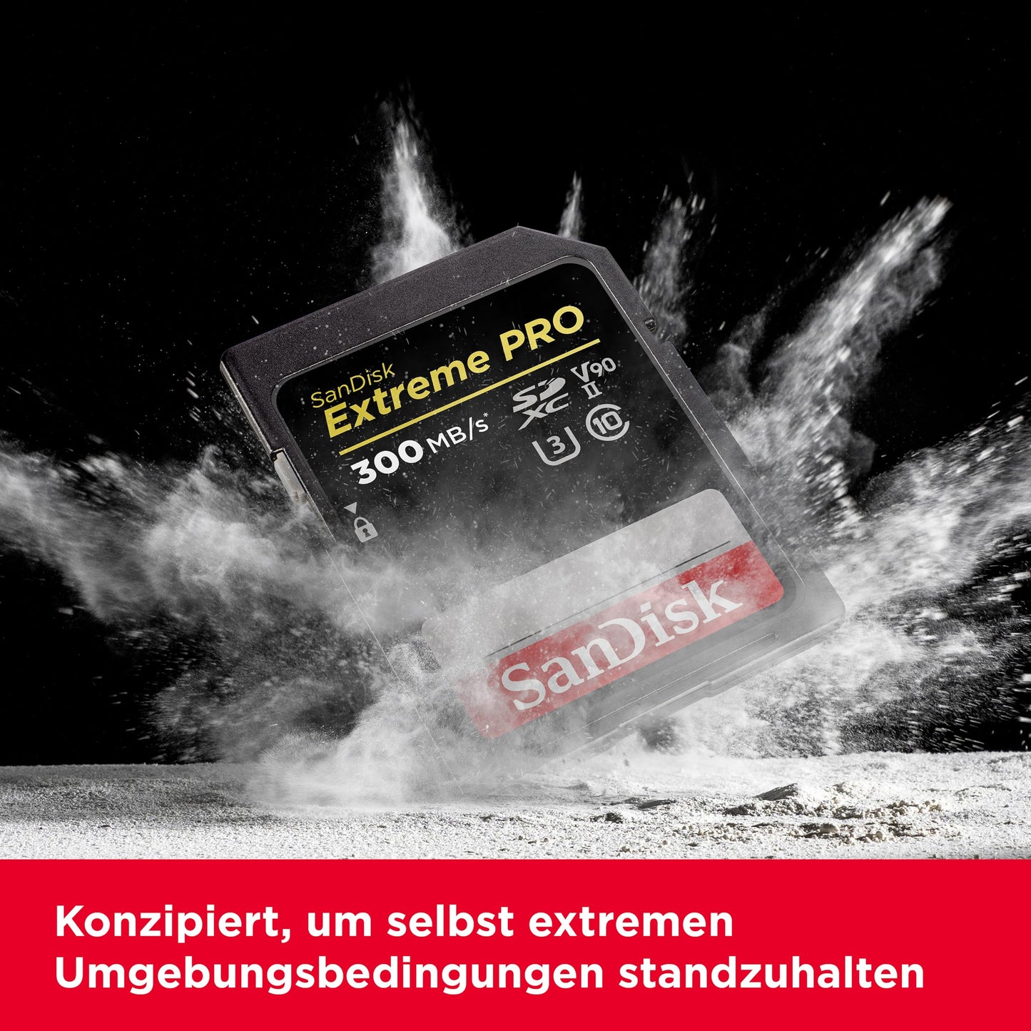SanDisk Extreme PRO SDHC UHS-II Speicherkarte V90 128 GB  SDSDXDK-128G-GN4IN