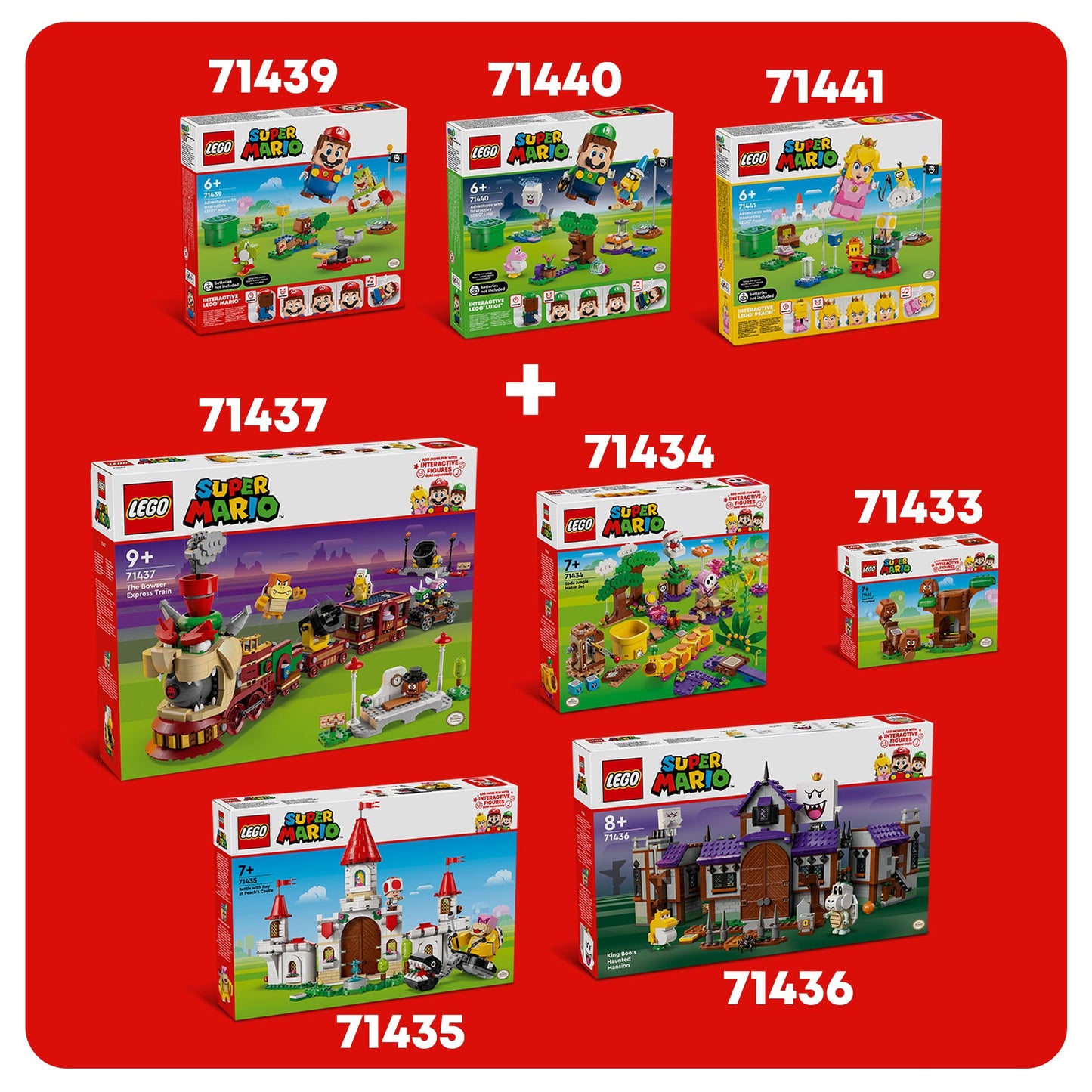 LEGO Super Mario Adventure with Interactive Mario, Set with Junior Clown Carriage, Toy Yoshi, Nintendo Gift for Boys, Girls and Gamers Ages 6 and Up 71439