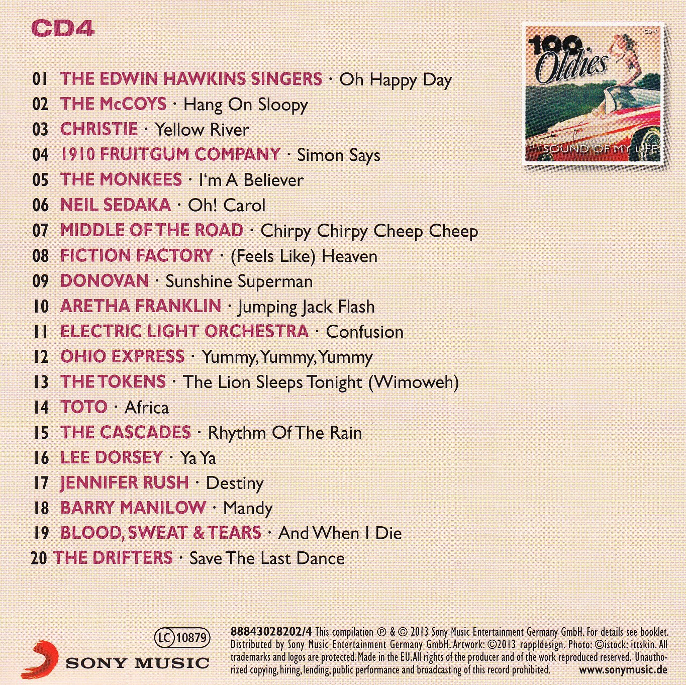 Sony 100 Oldies - WA-32210897
