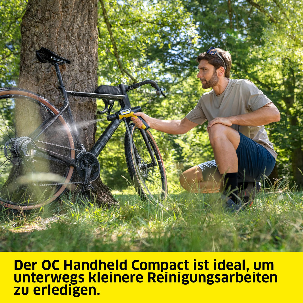Kärcher Pressure Washer OC Handheld Compact, max. 15 bar, foldable, USB-C, 150 l/h, 5 m hose, battery-operated - 1.328-128.0