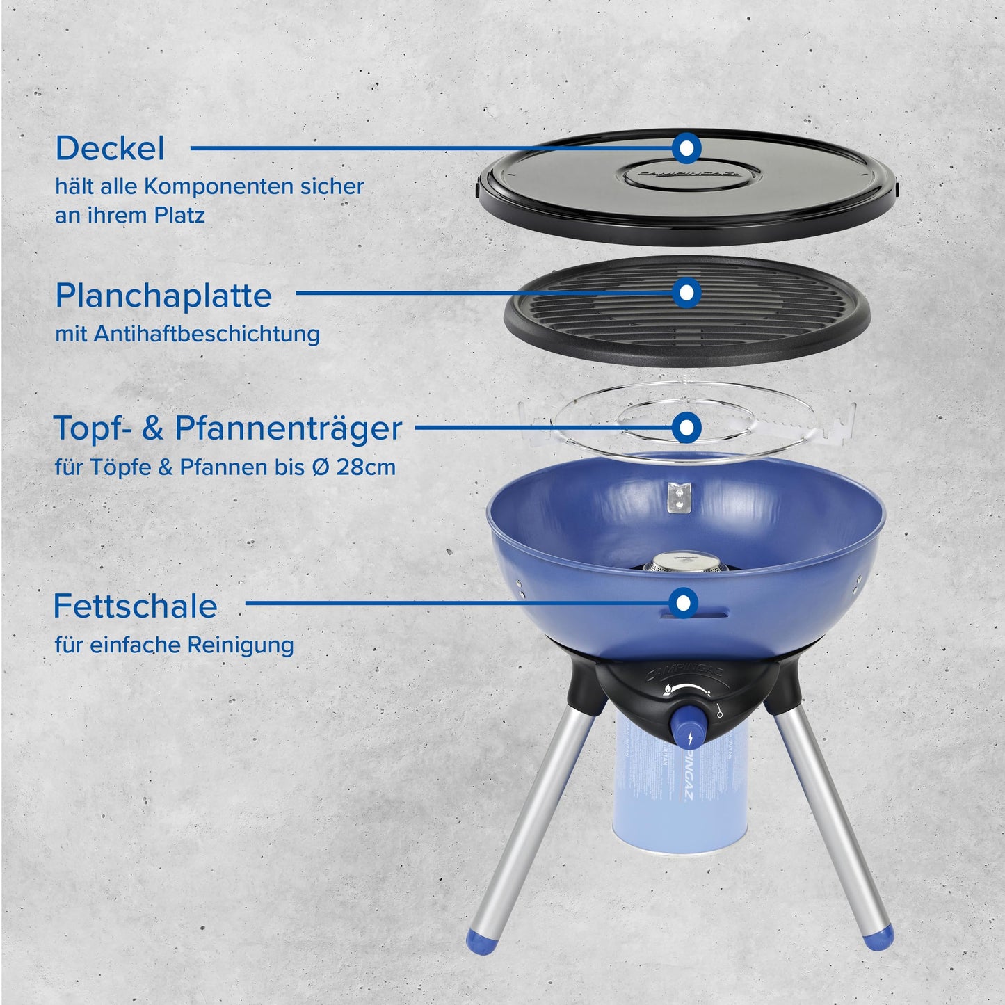 Campingaz Party Grill 200 camping stove - 2000023716