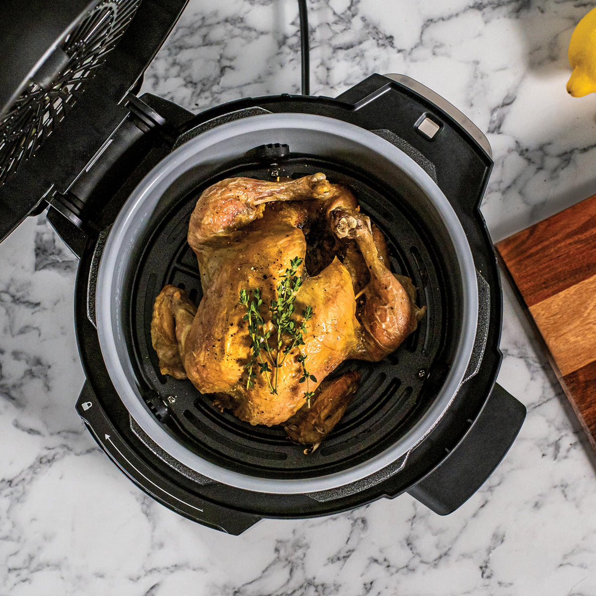 Ninja Foodi MINI Multicooker, 4.7L, 6-in-1 Multicooker, Pressure Cooker, Air Fryer, Slow Cooker, 1460W, Gray/Black OP100EU