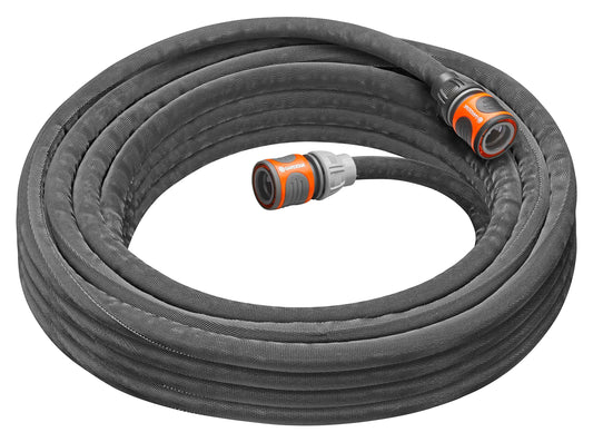 Gardena Liano Life textile hose 1/2 inch, 10 m: highly flexible garden hose made of textile fabric, with PVC inner hose, no kinking, lightweight, weather-resistant (18440-20)