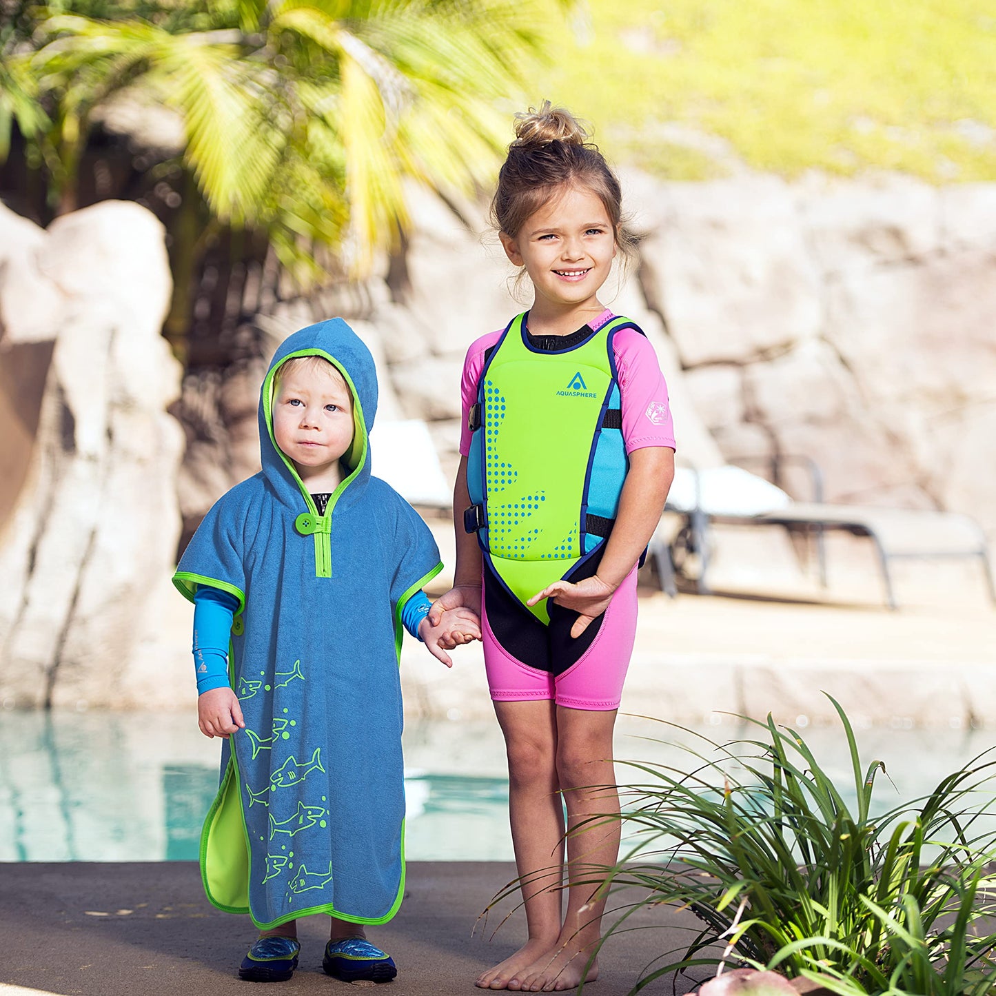 Zoggs Aquasphere Swim Vest for kids green size M (2-3Y) - ST134EU4131M